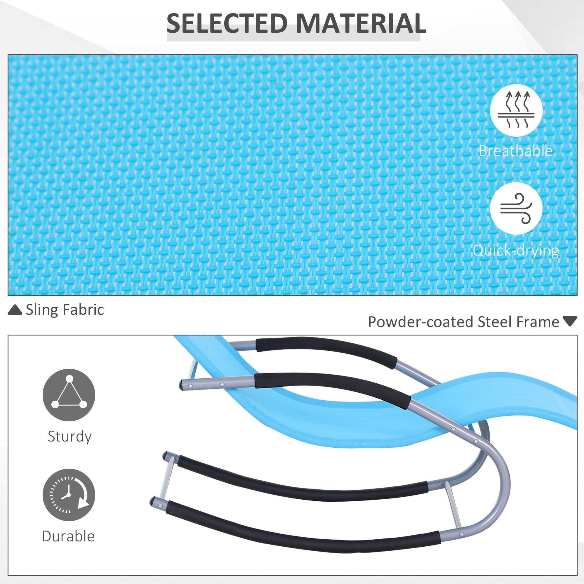 Outsunny 84A-091BU Patio-Chairs - View #6