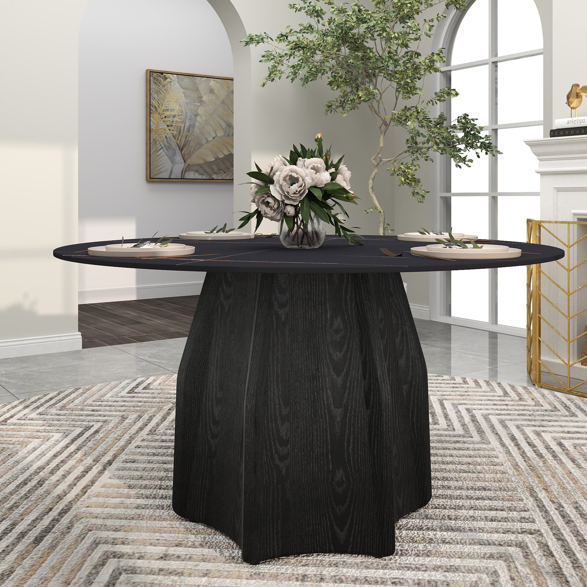 BuotiqHom DH-AT-135B-7B Dining-Tables - View #5