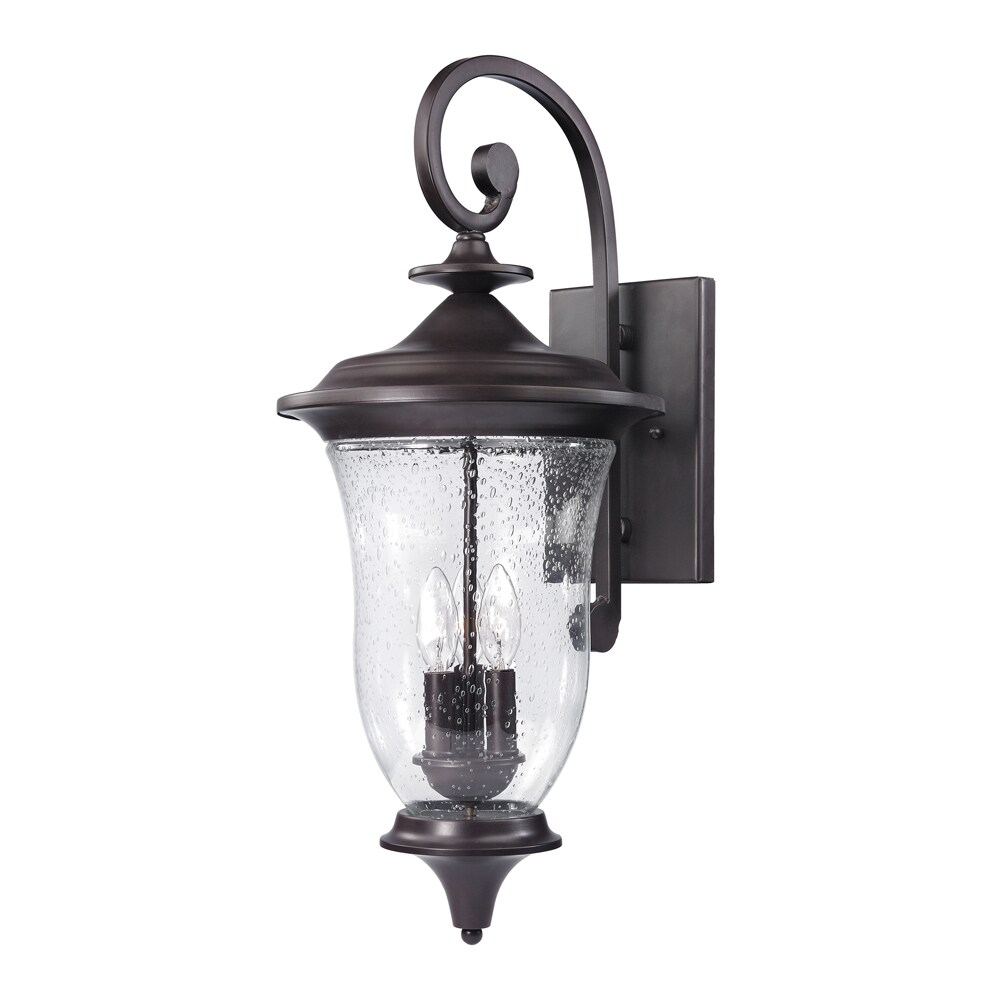 Westmore by ELK Lighting Laurelwood 3-Light 26-in Oil Rubbed Bronze ...