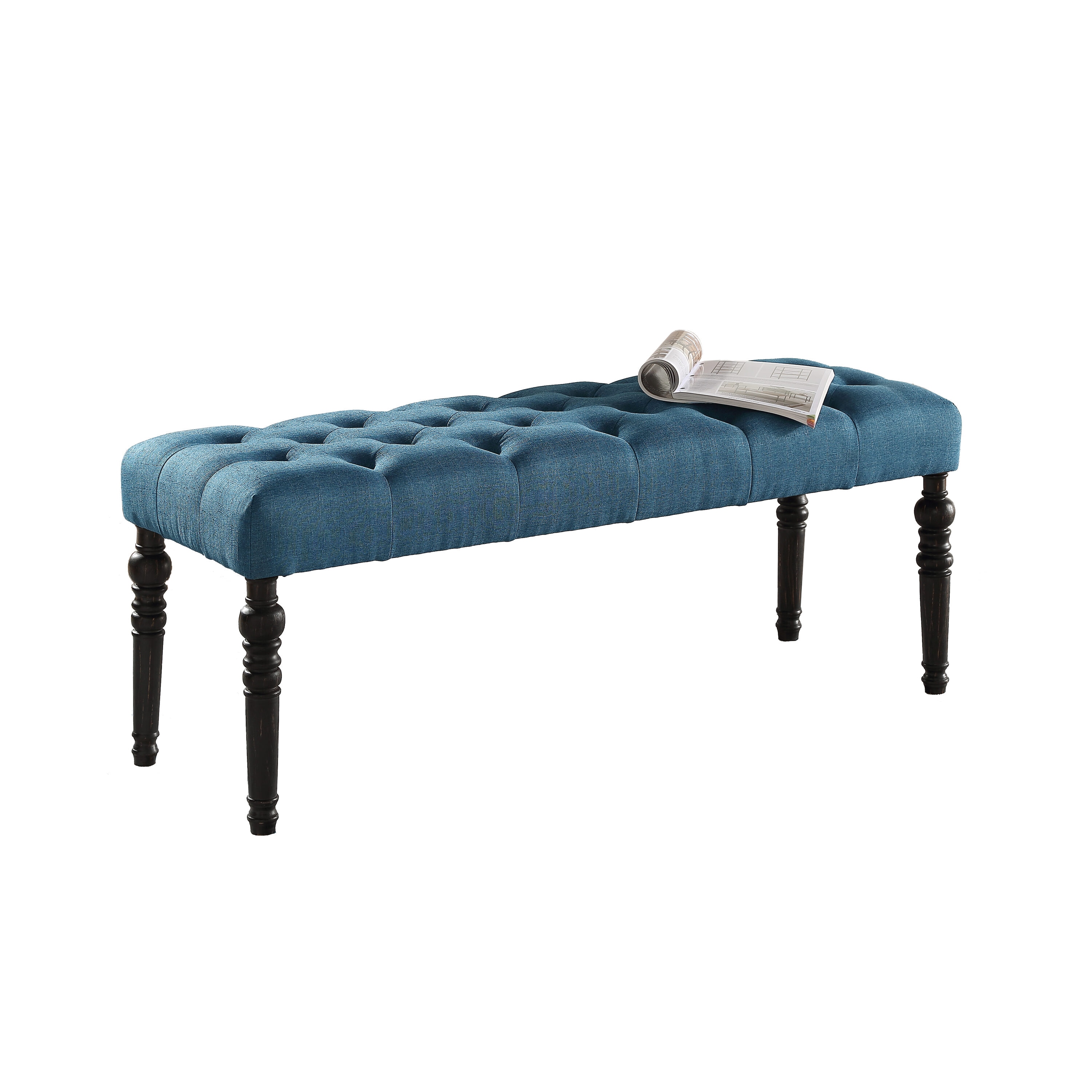 Roundhill Furniture CB361BU Dining-Benches - View #2