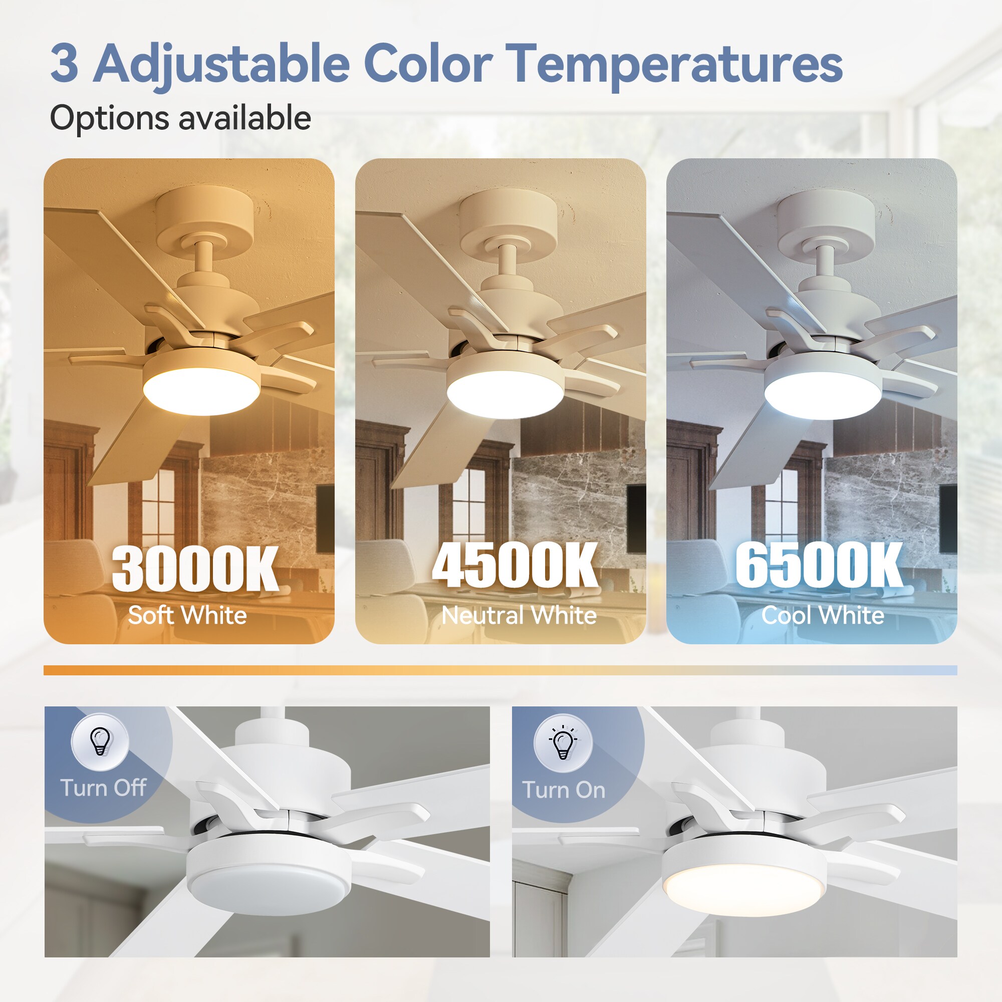 Breezary 30099-WH Ceiling-Fans - View #6