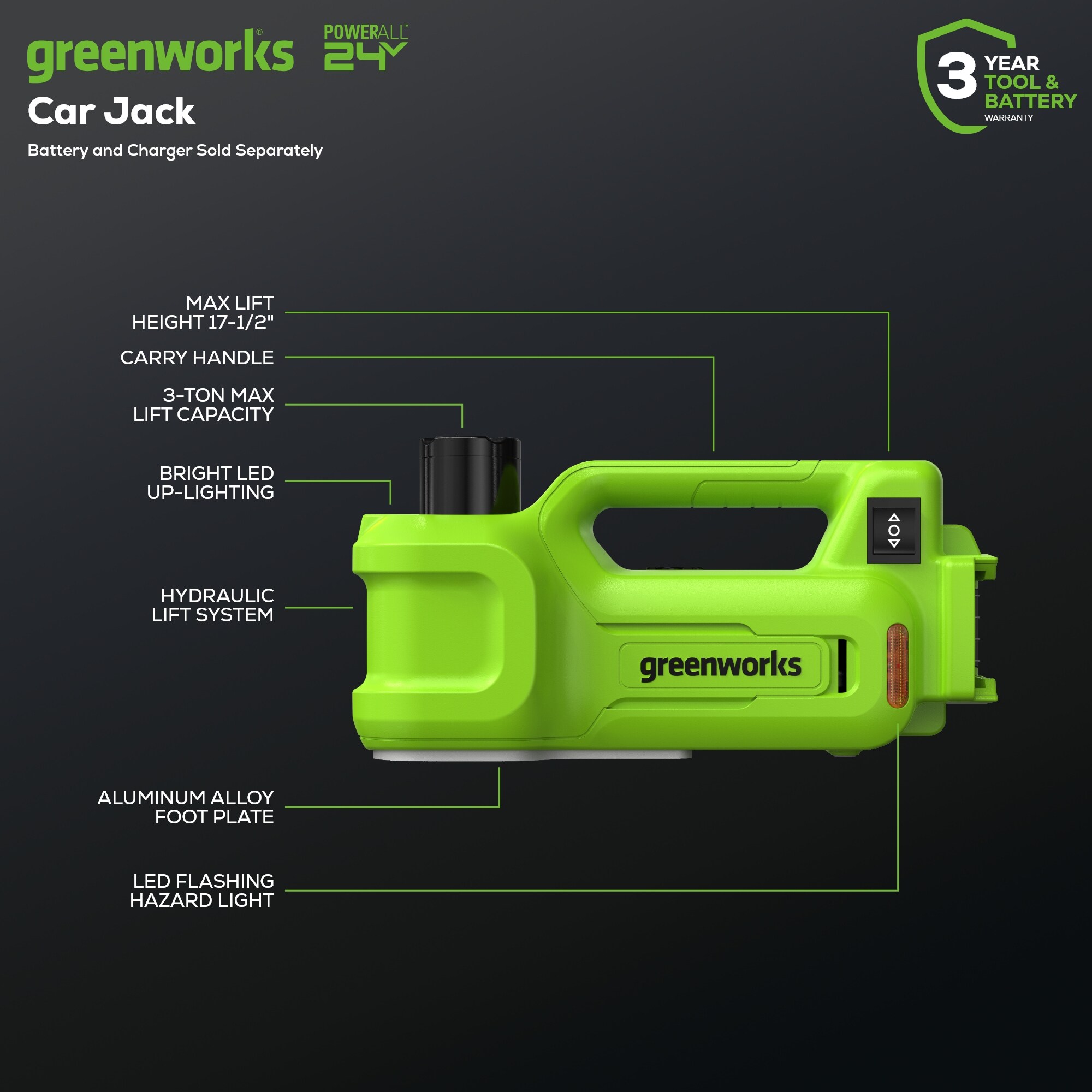 Greenworks 3403202 jacks - View #3