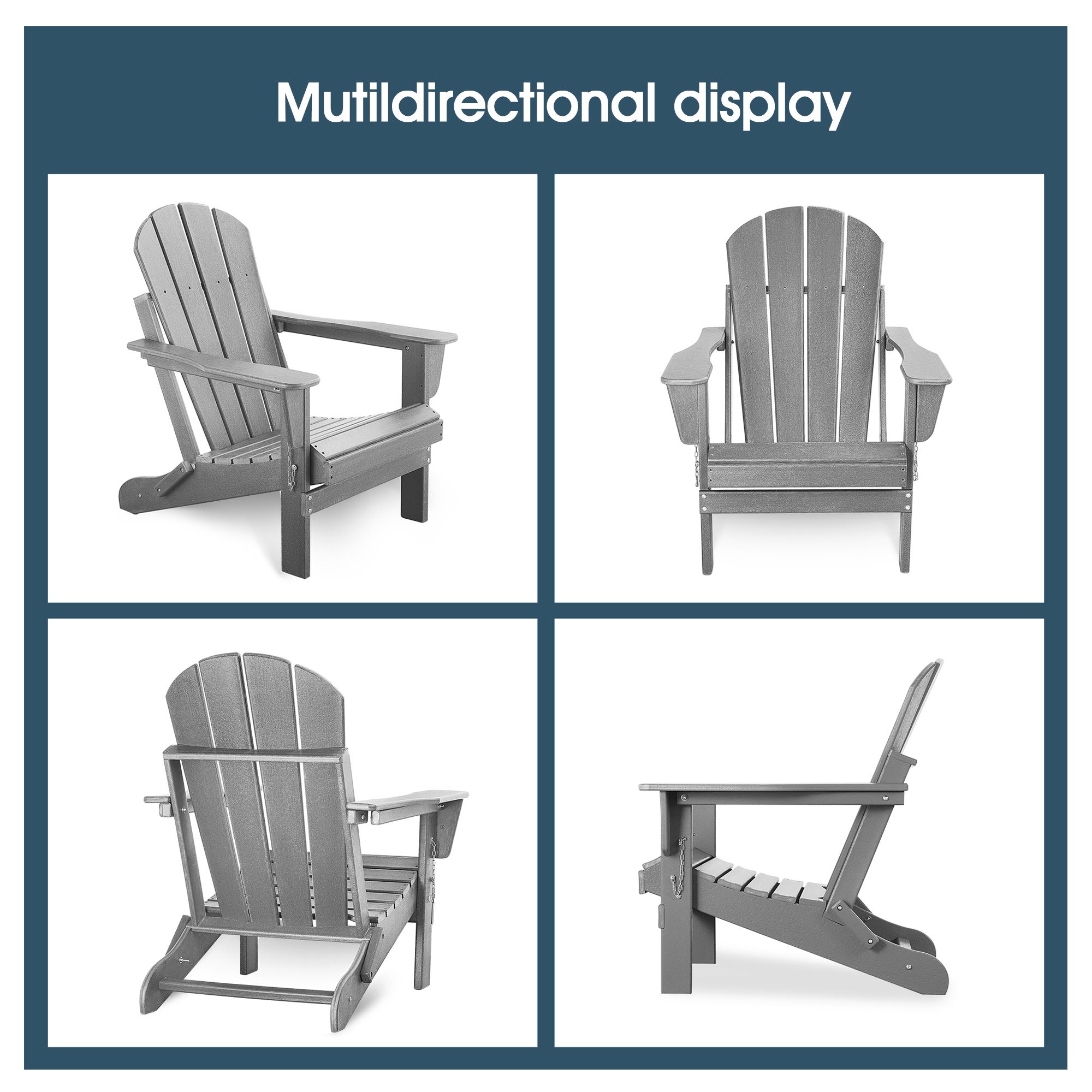 Forclover MONM1209-02GY Patio-Chairs - View #12