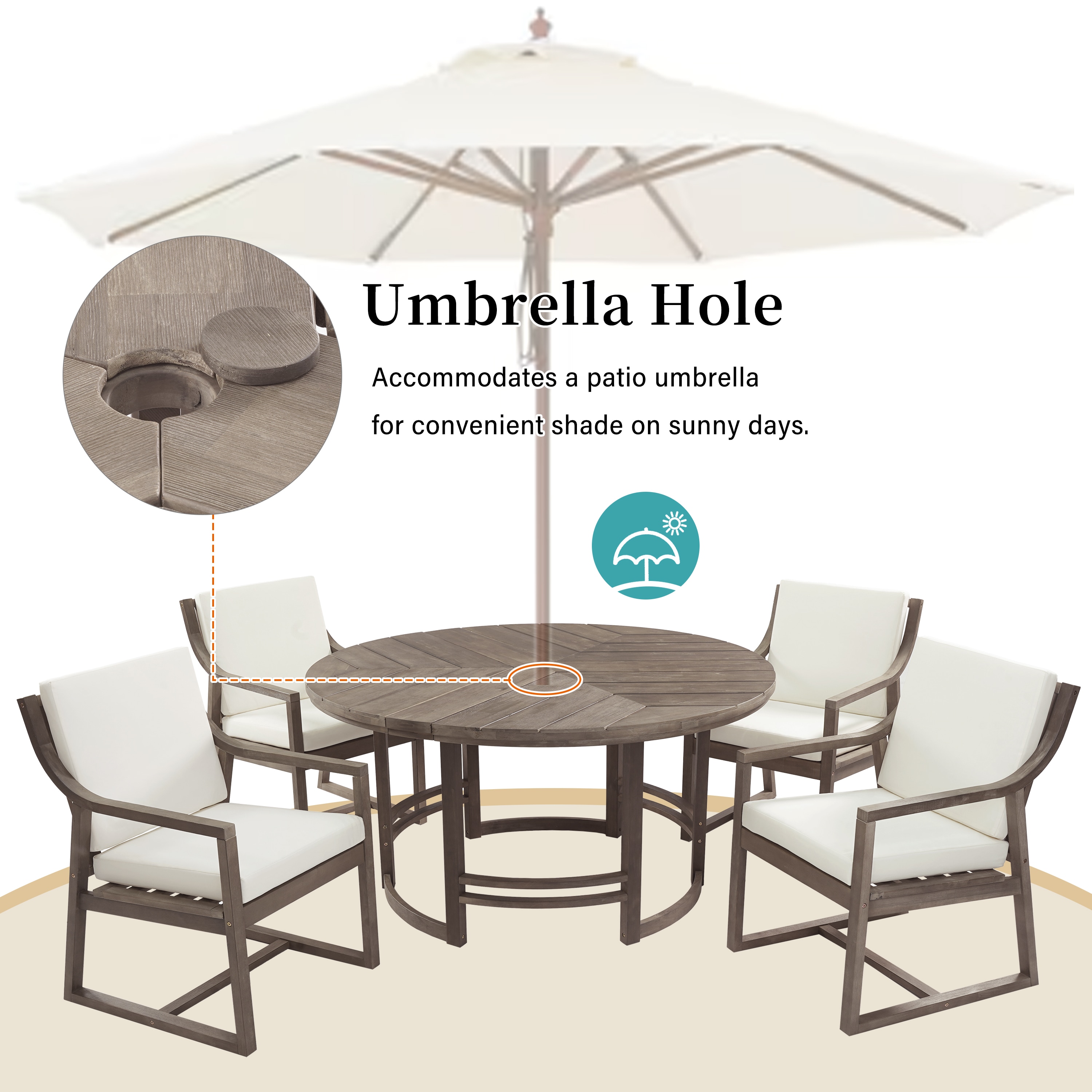 Mondawe MO-TB-32964 Patio-Dining-Sets - View #5