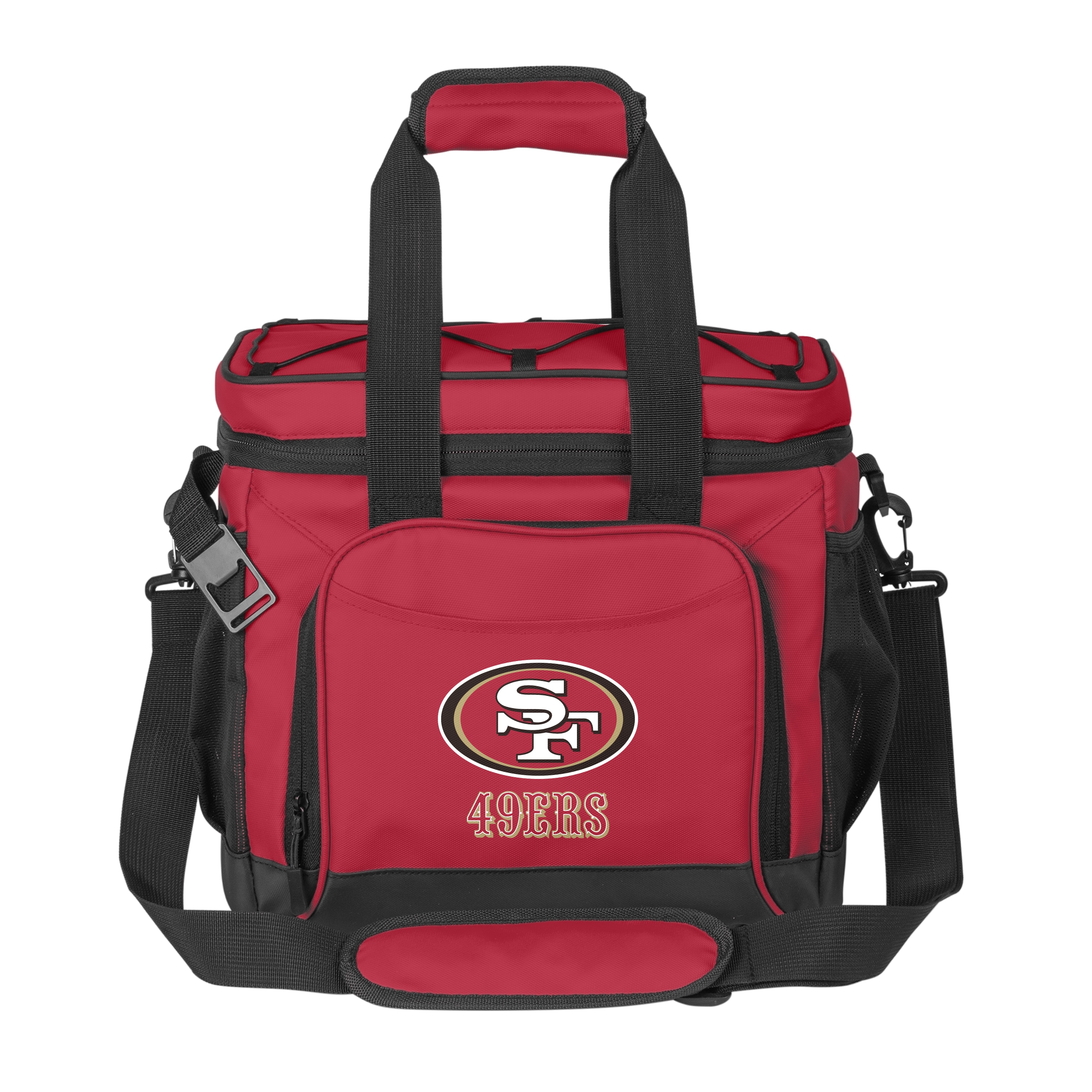 Logo Brands San Francisco 49ers Flex Cooler Scarlet 24 Cans Soft