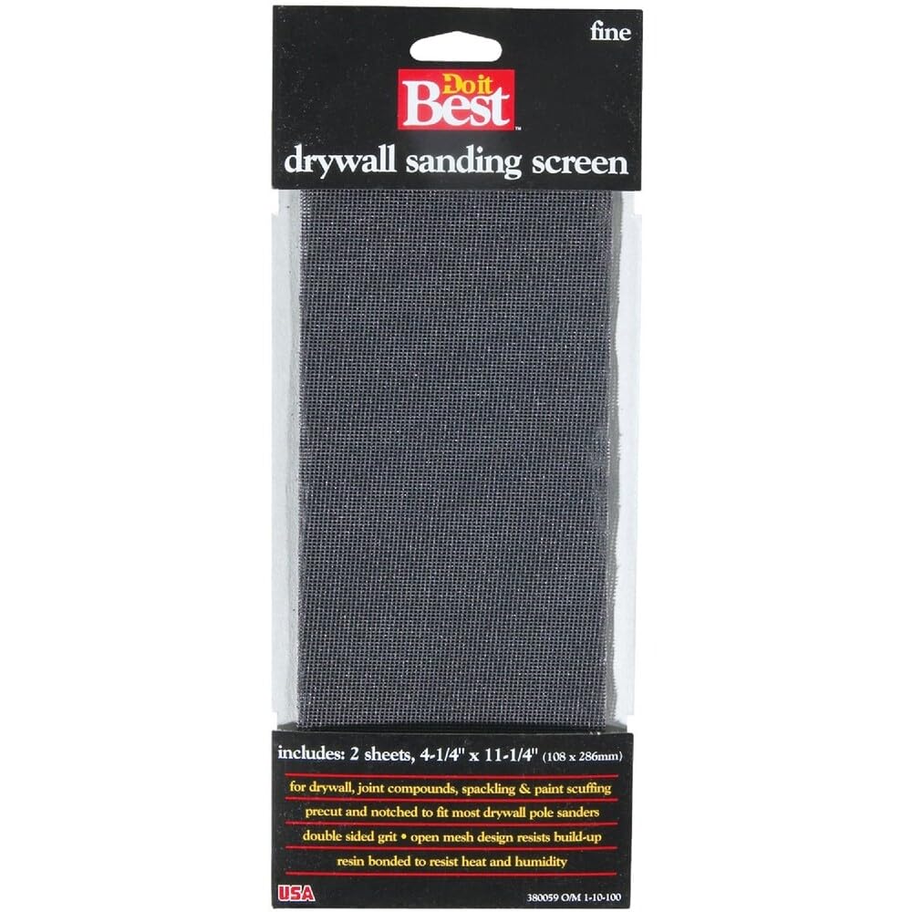 Ali Industries Do it Best Precut Drywall Sanding Screen 180G DRYWALL SCREEN