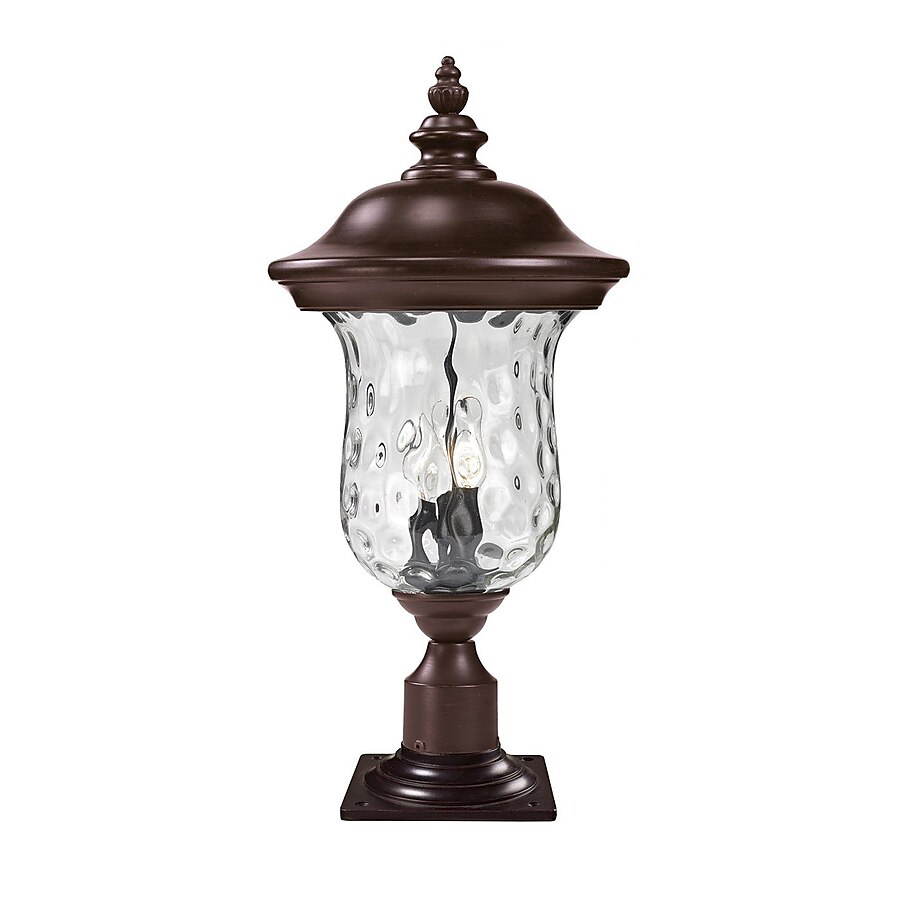 Z-Lite Armstrong 60-Watt 25.5-in Bronze Traditional Post Light Z-Lite Armstrong 60-Watt 25.5-in Bronze Traditional Post Light
