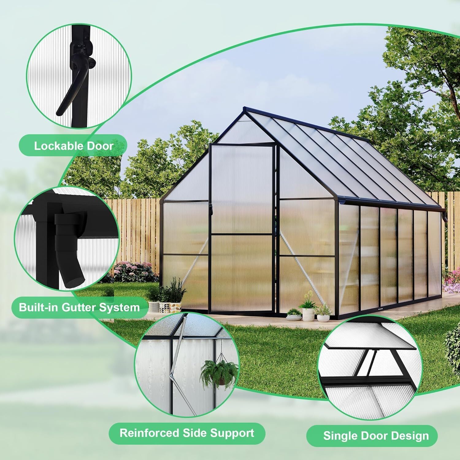GarveeLife LMY-GREEN6620 greenhouses - View #6