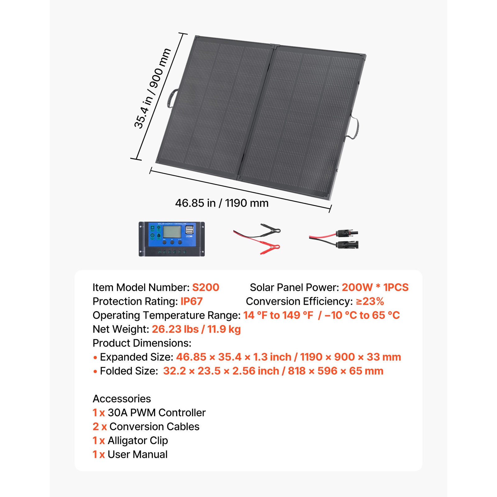 Mecale YAS-QZQU3K Solar-Panels - View #3