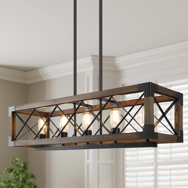 Farmhouse Led Dry Rated Chandelier