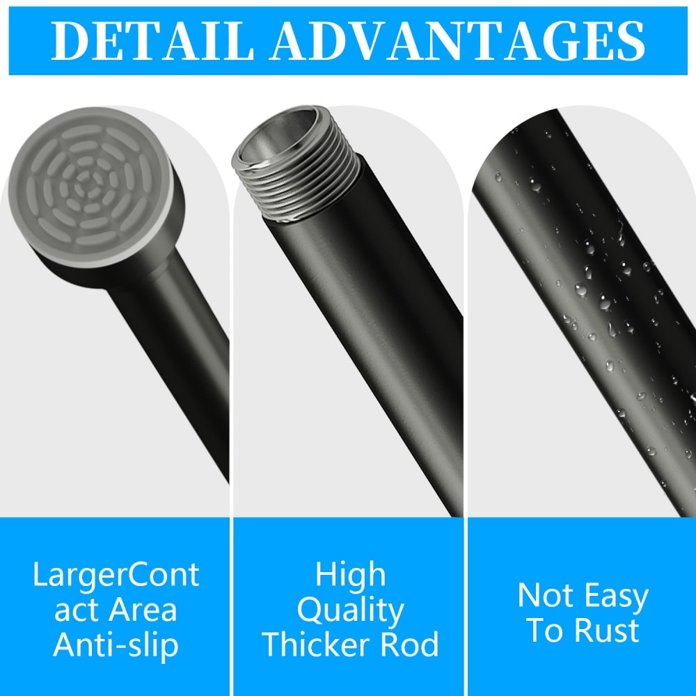 DYHOME SCR06-2-BK Shower-Rods - View #8