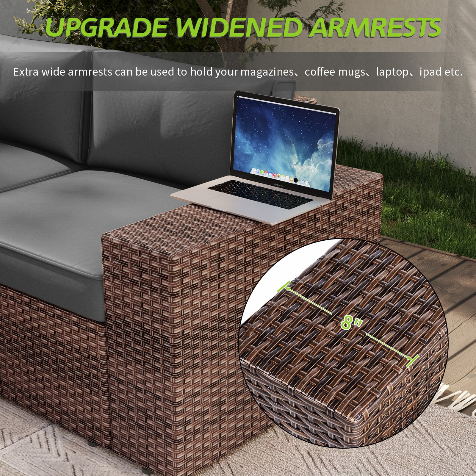 AOXUN G12039RDAB-PCS6 Patio-Conversation-Sets - View #5
