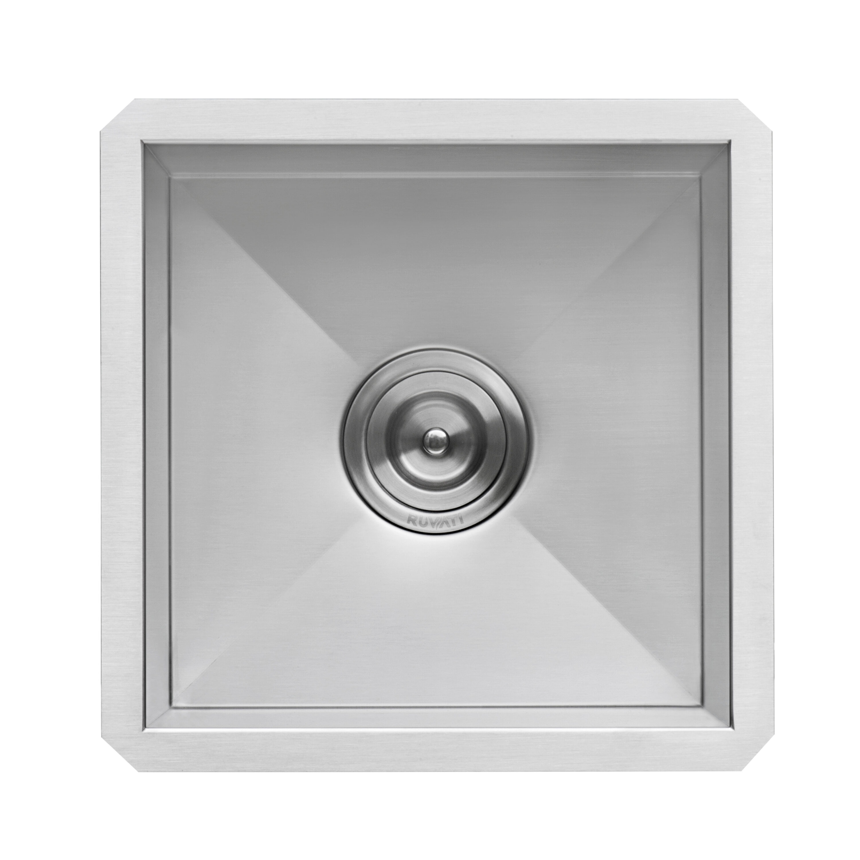 Brushed Stainless Steel Undermount Single Bowl Bar Prep Sink