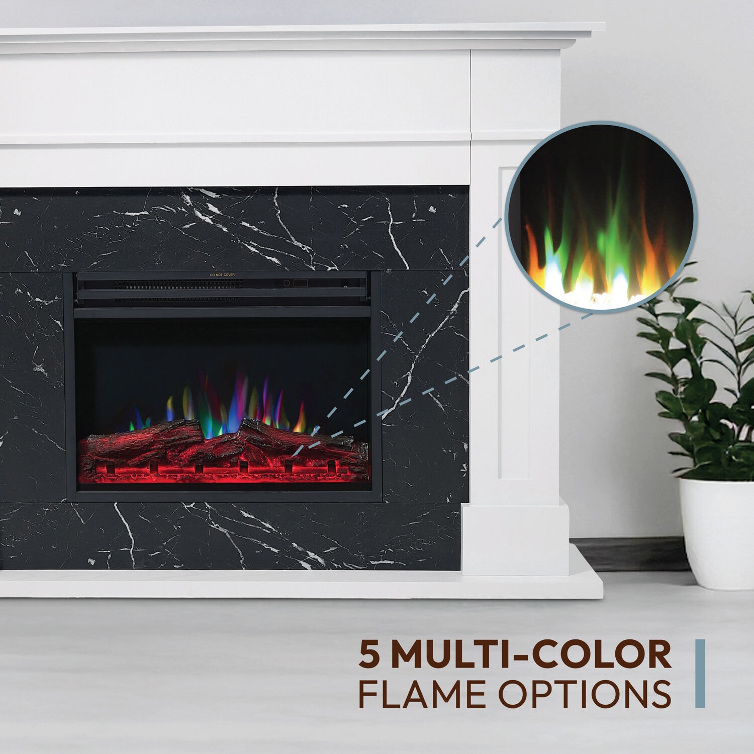 Cambridge CAM5617-1WHBLG3 Electric-Fireplaces - View #6