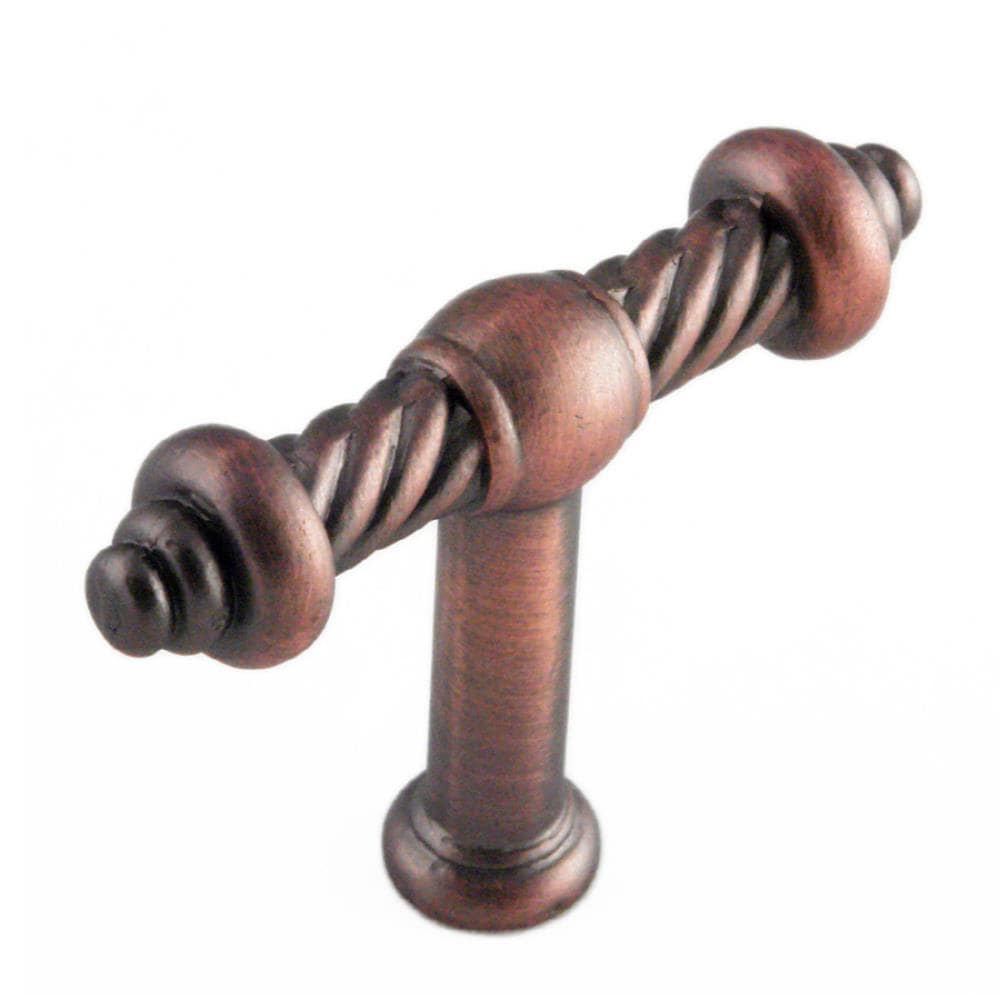 RK International CK 702-DC Distressed copper Rectangular Traditional Cabinet Knob