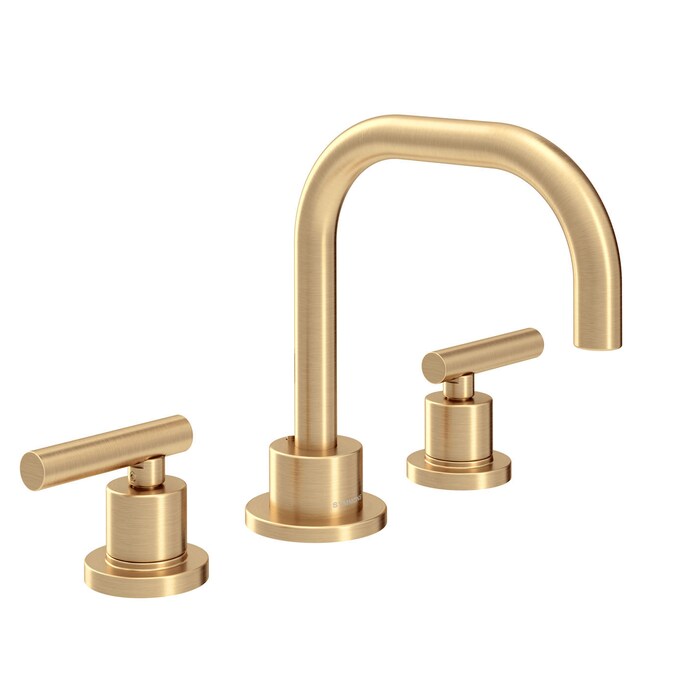Symmons Dia Brushed Bronze 2-handle Widespread WaterSense Low-arc Bathroom Sink Faucet
