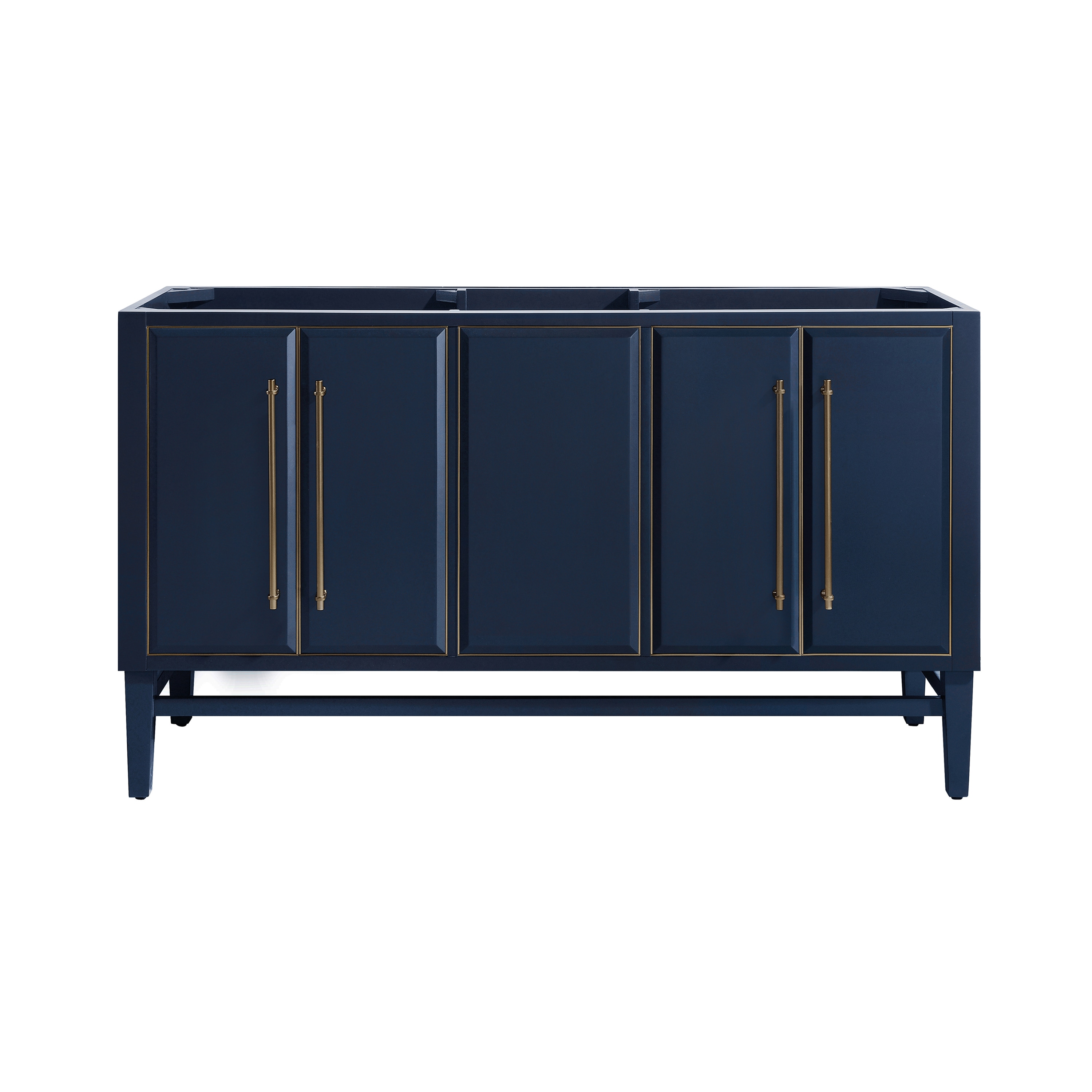 Avanity MASON-V60-NBG Mason 60-in Navy blue Bathroom Vanity Base Cabinet without Top