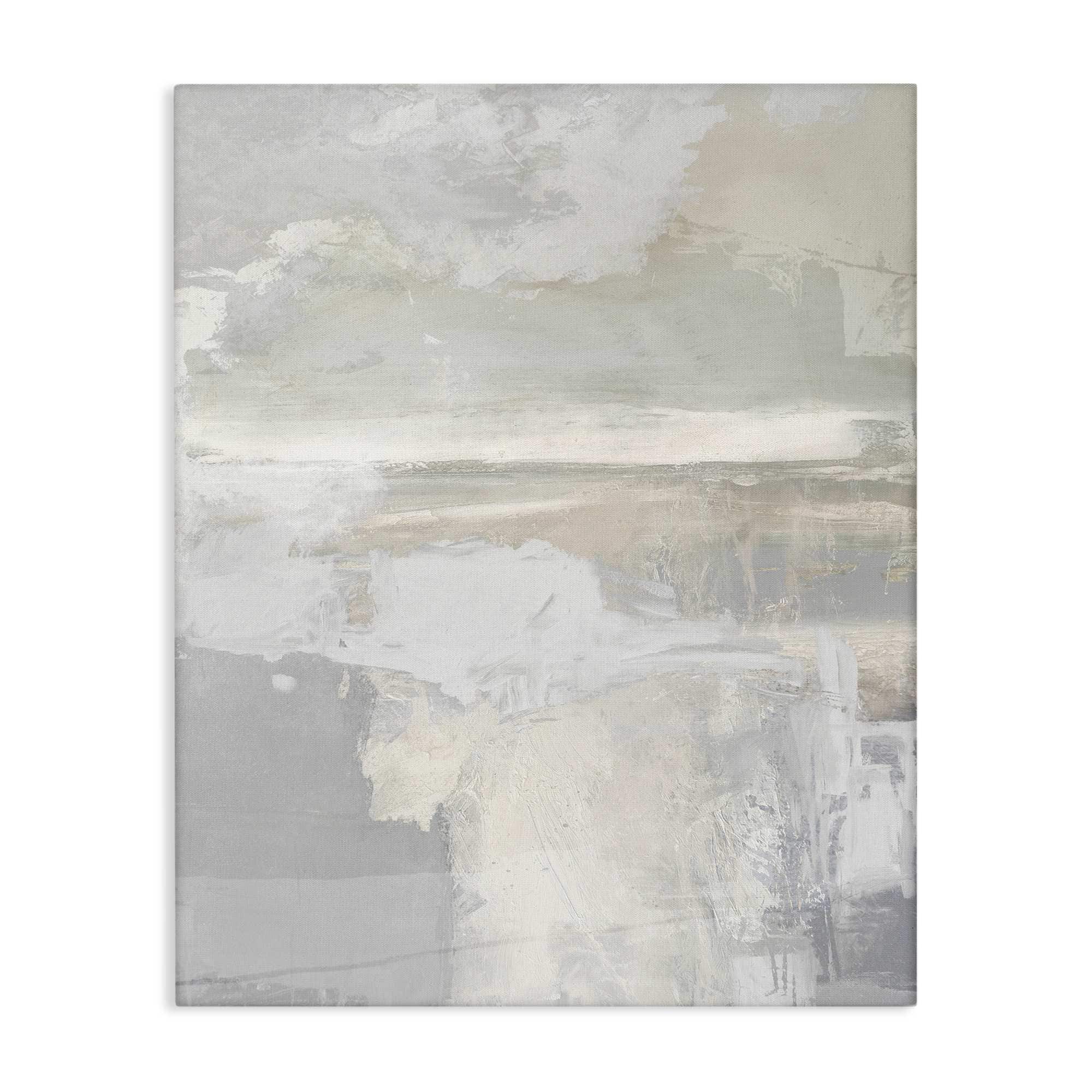 Stupell Industries BS-534-CN-30X40 Cascading Soft Neutrals Canvas design by Rachel Springer