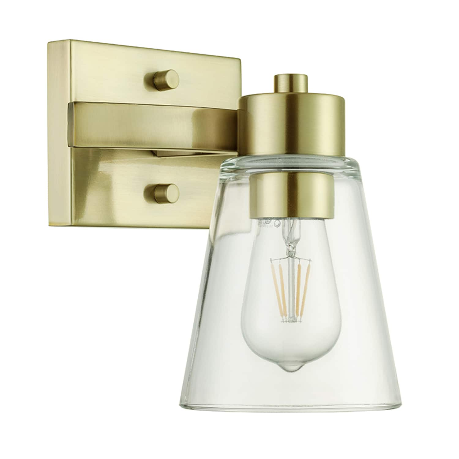 Prominence Home Fairendale 1-Light Satin Gold LED Modern/Contemporary ...