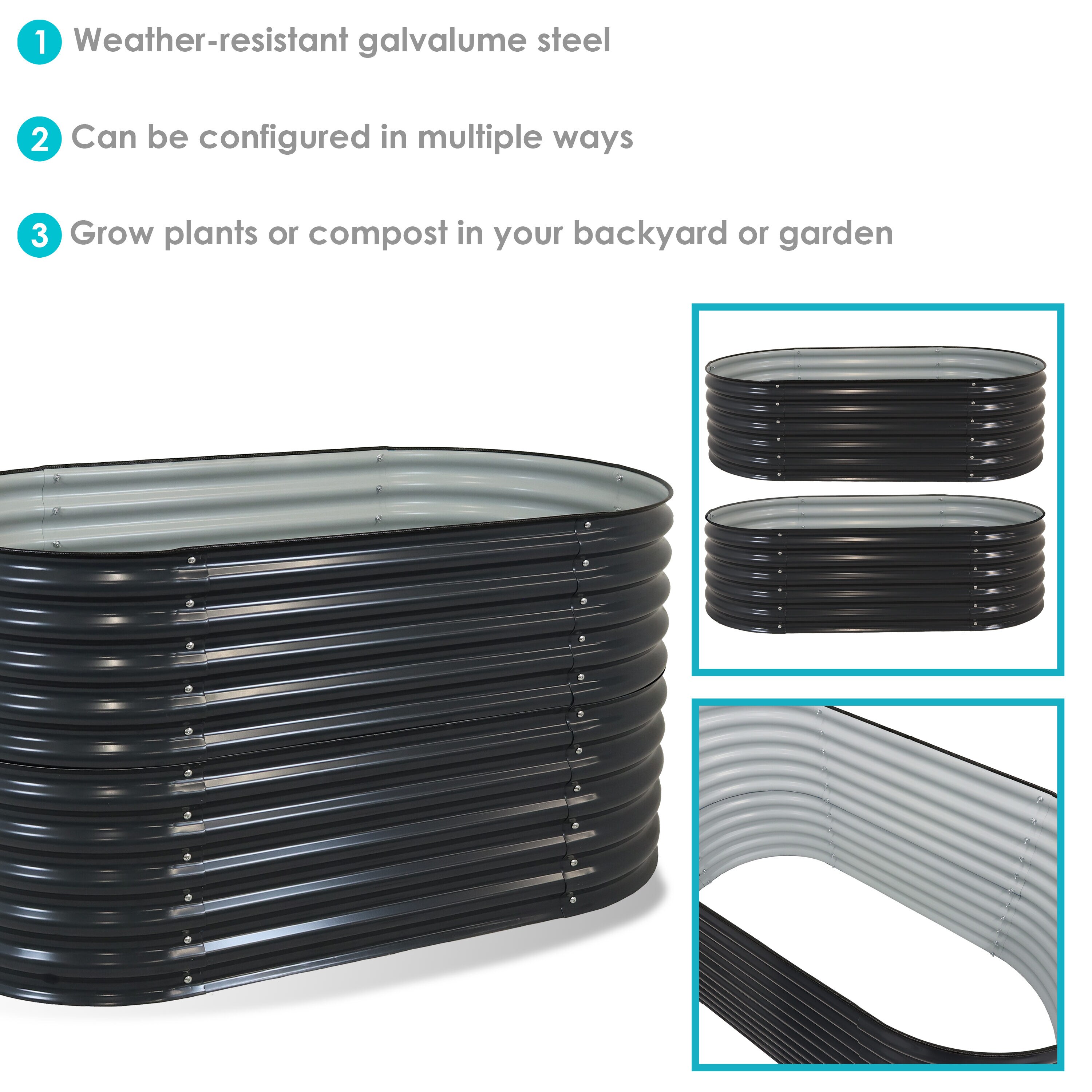 Sunnydaze Decor HST-907 Raised-Garden-Beds - View #5