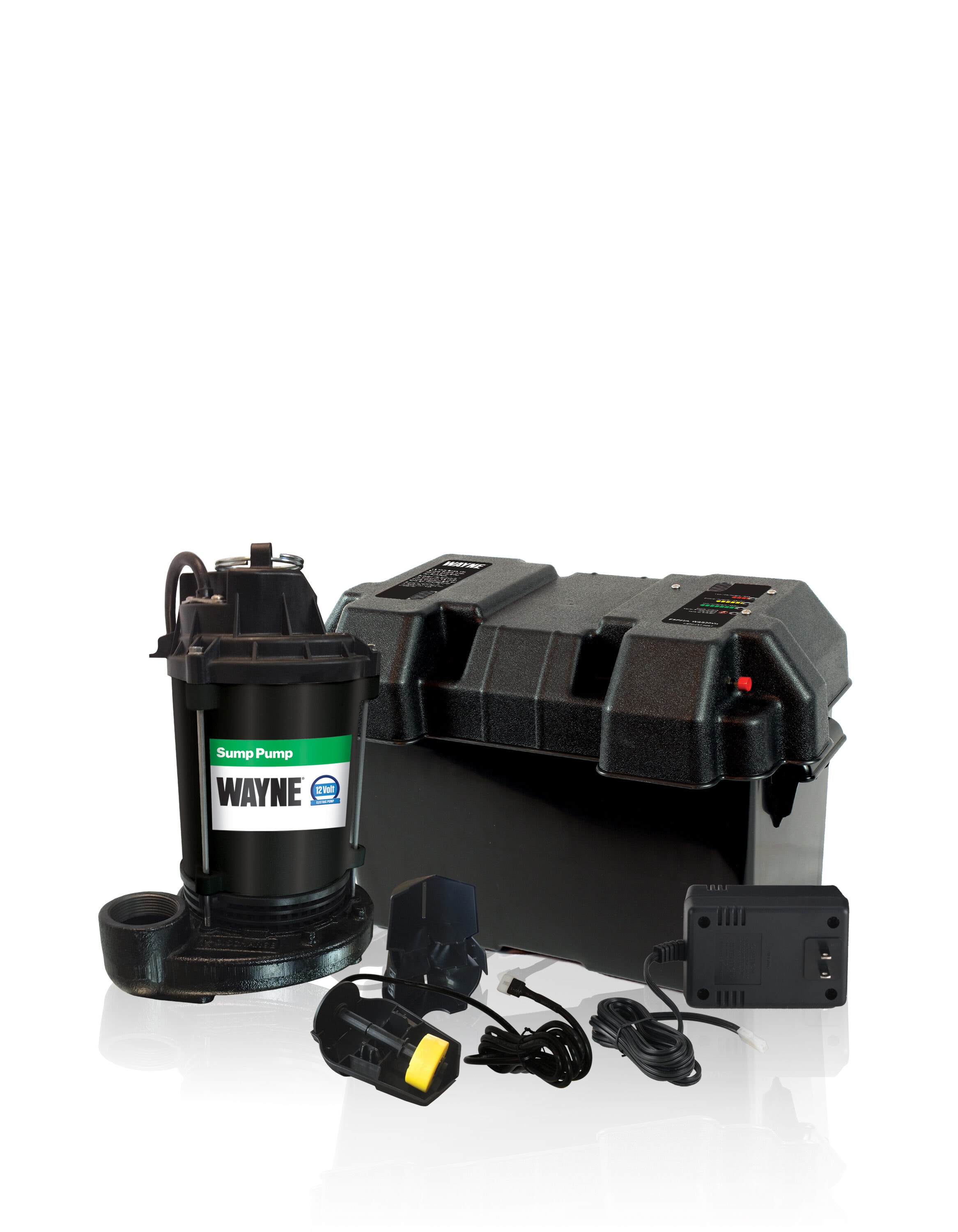 Wayne 58368-WYN1 45-Gallon Cast iron Battery-powered sump pump