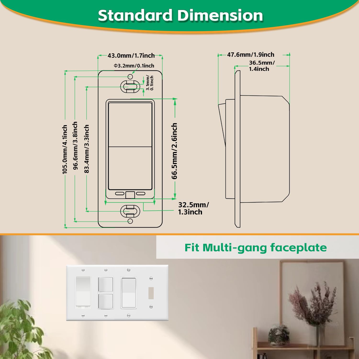 Afoxsos LAF0715F087 Lighting-Controls - View #3