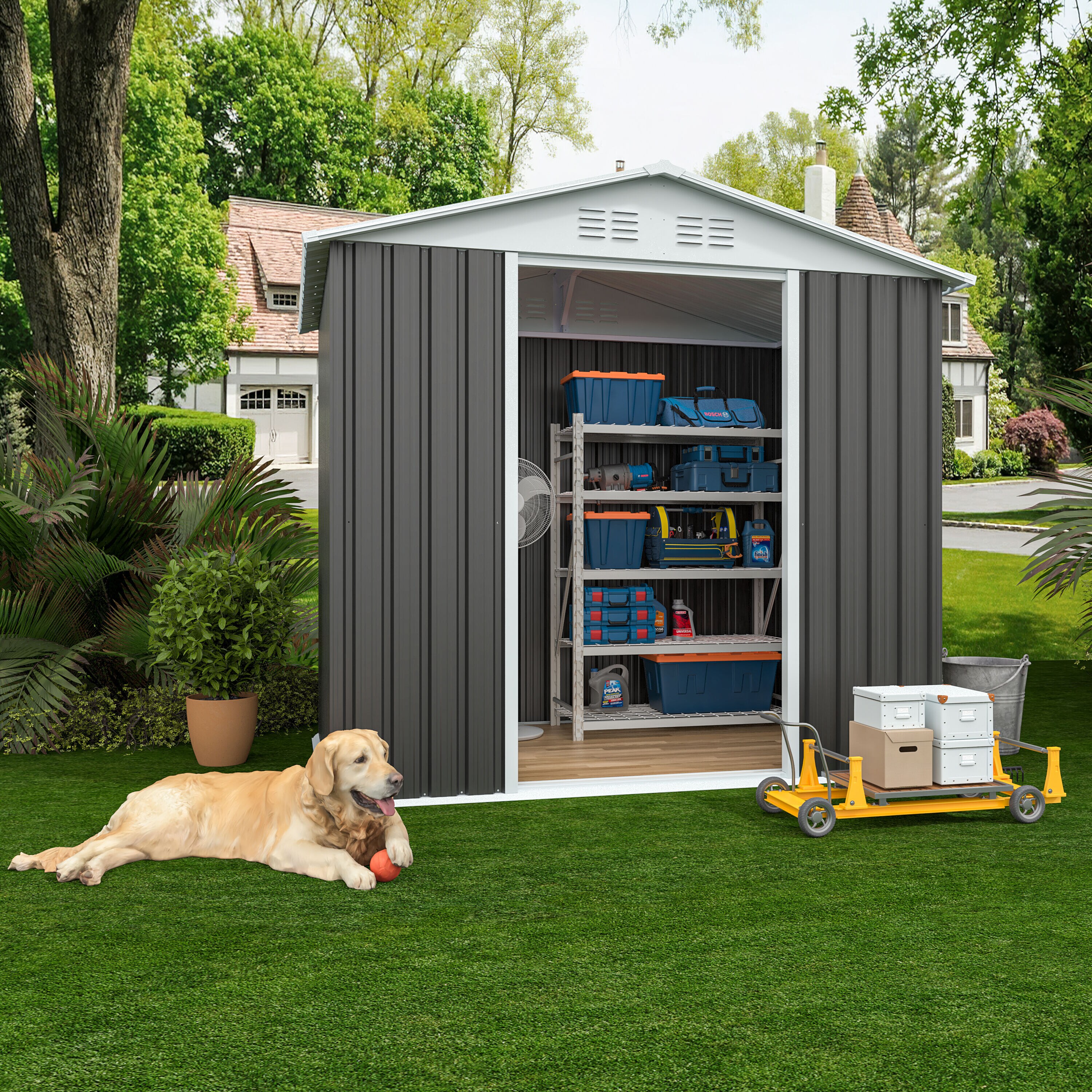 Ayelon GS4P192790 Metal-Storage-Buildings-Sheds - View #6