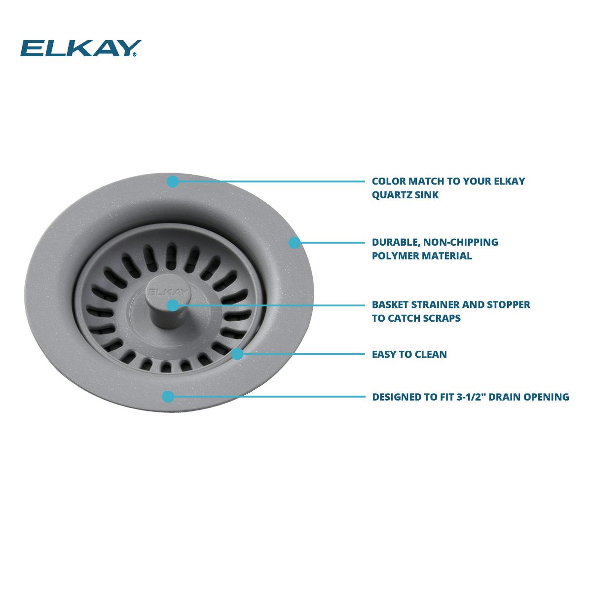 Elkay LKQS35BQ Kitchen-Sink-Strainers - View #3