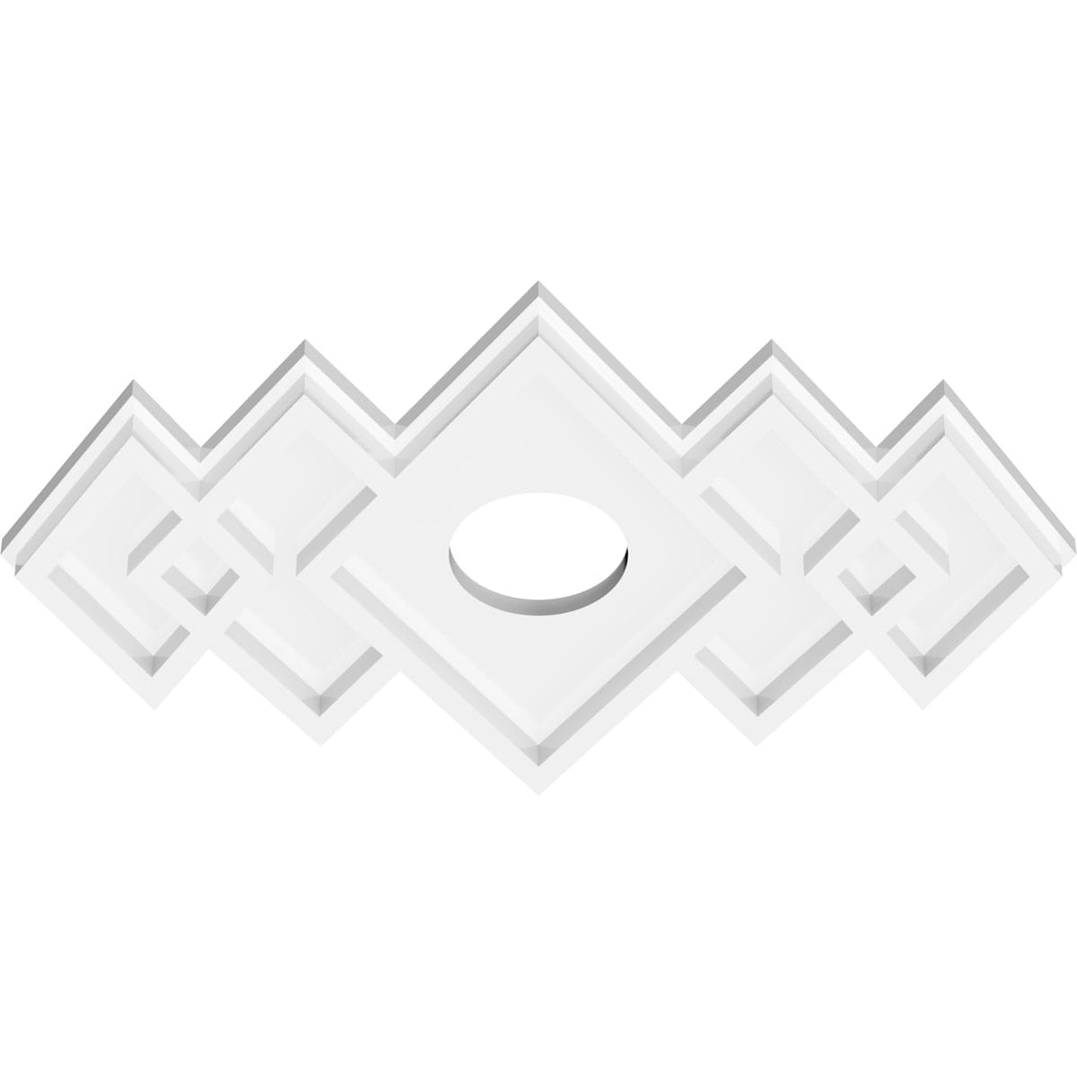 Ekena Millwork CMP18X12ZE-03000 Ceiling-Medallions - View #2
