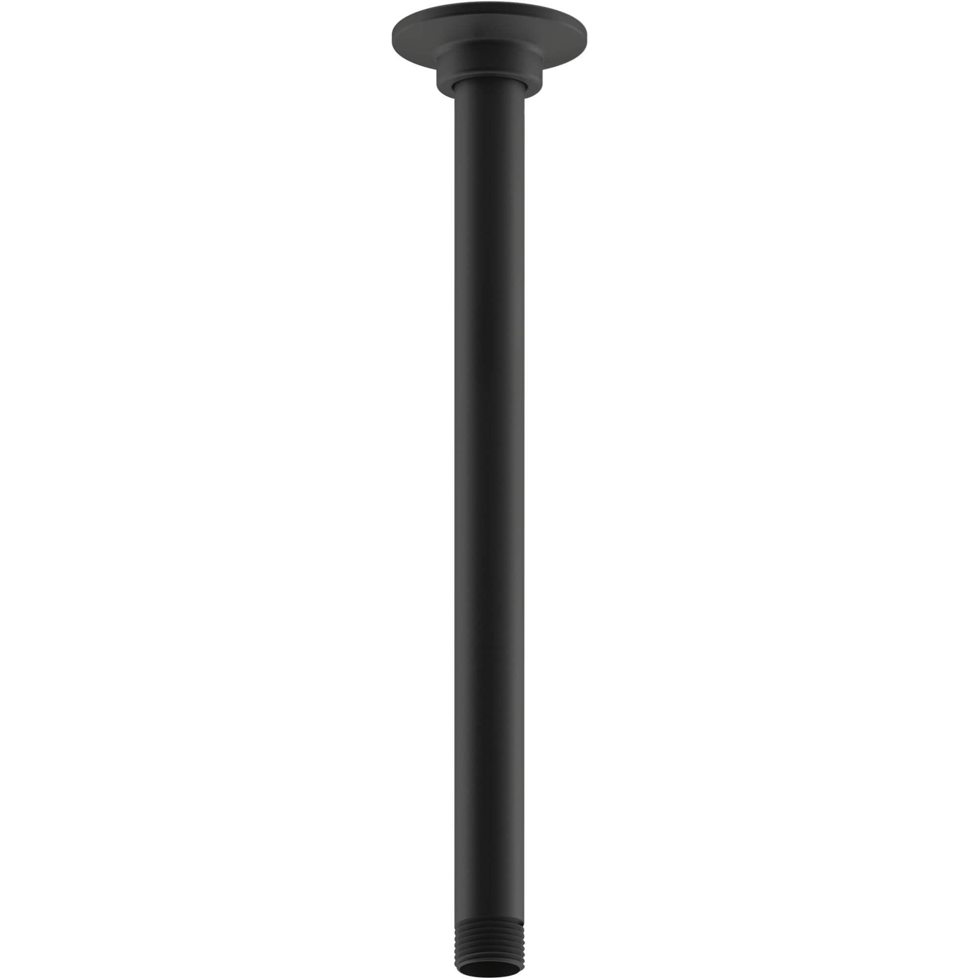 KOHLER K-7392-BL Matte Black 11.937-in Universal Shower Shower arm