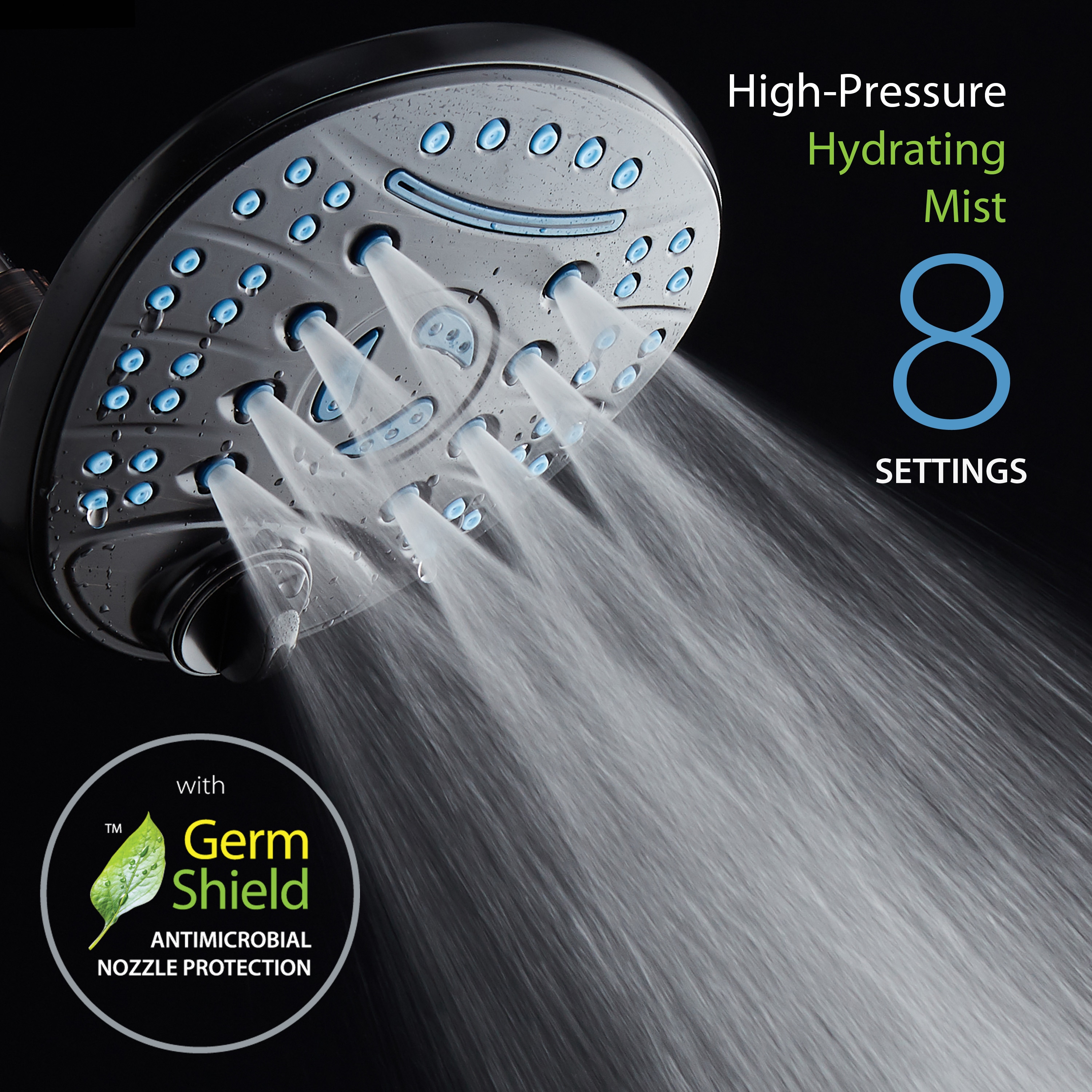 AquaCare 43333 Fixed-Showerhead - View #4