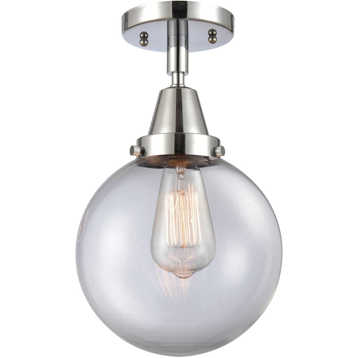 Innovations Lighting 2134826 447-1C-PC-G202-8 Beacon Flush Mount Polished Chrome