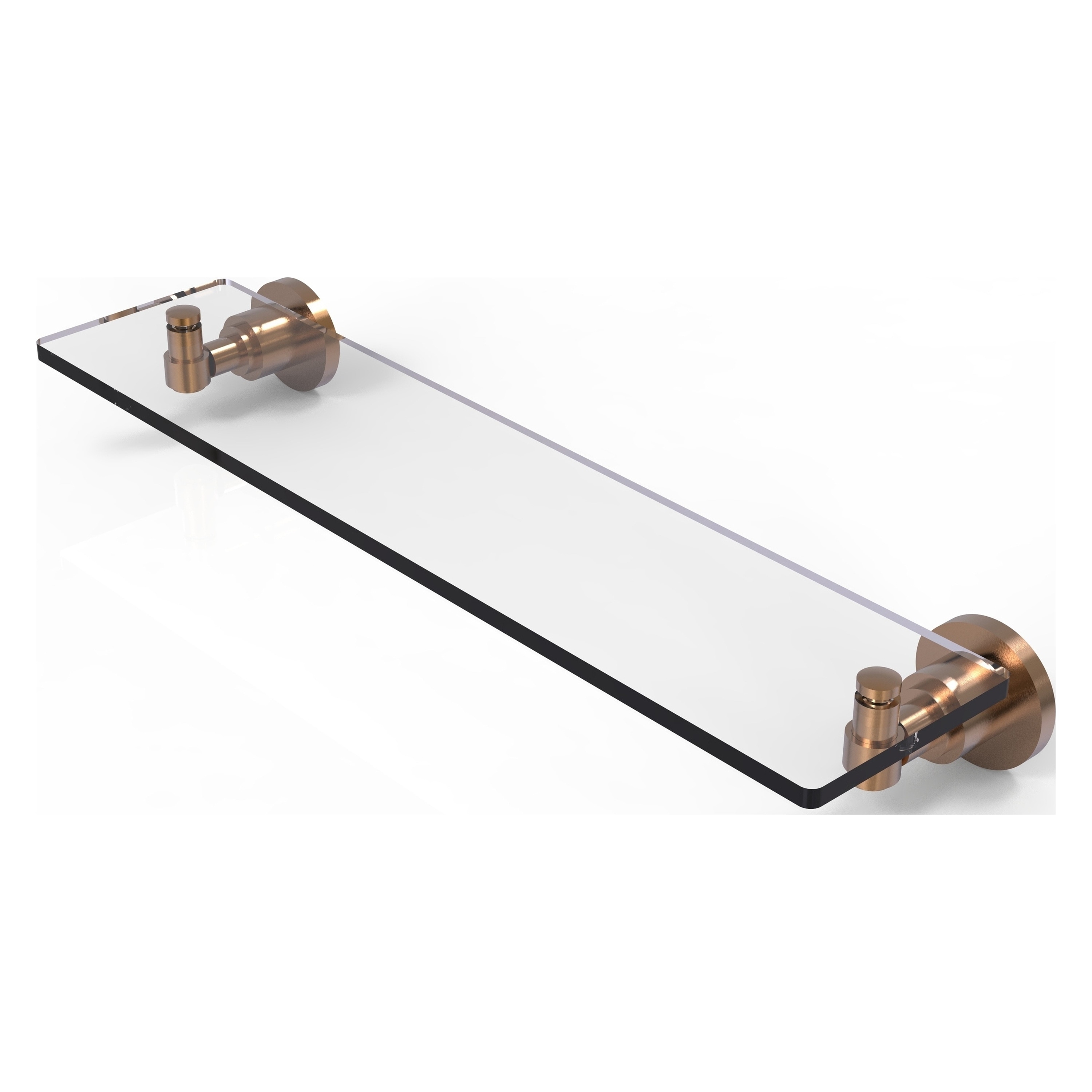 Allied Brass WS-1/22-BBR Washington Square Brushed Bronze Wall mount Bathroom Shelf ( 22-in x 3-in x 5-in )