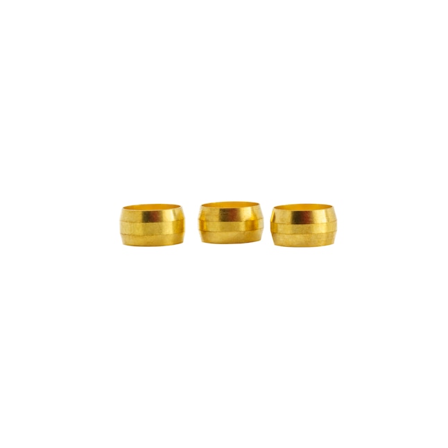 Proline Series 3-Pack 1/2-in Compression Cap Fitting in the Brass Fittings  department at