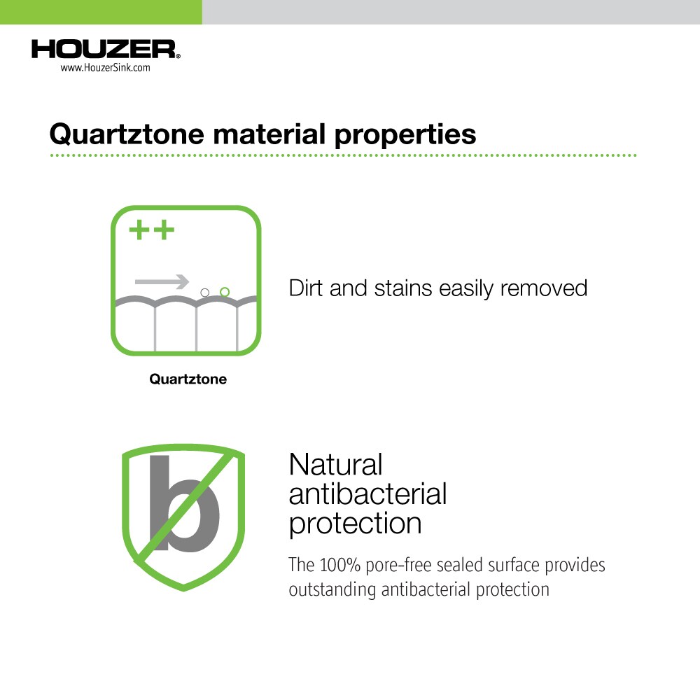HOUZER M-175 SLATE Kitchen-Sinks - View #2