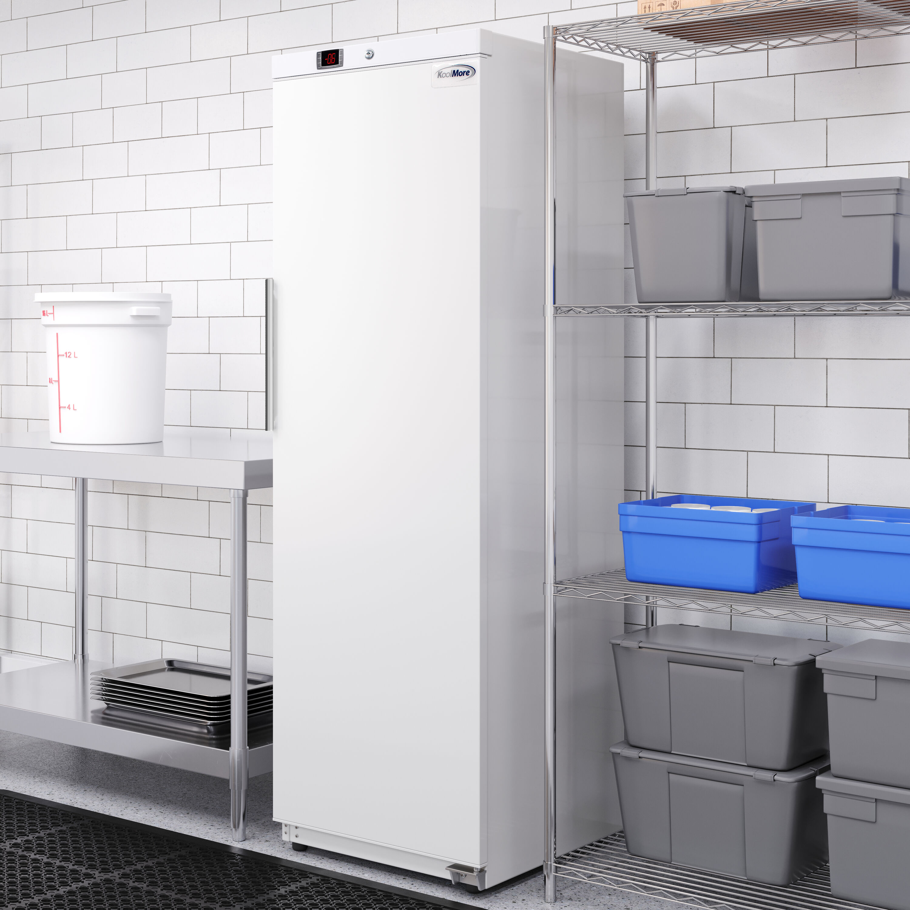 KoolMore LOW-KM-RIF-1D12C-WH Commercial-Freezers - View #3