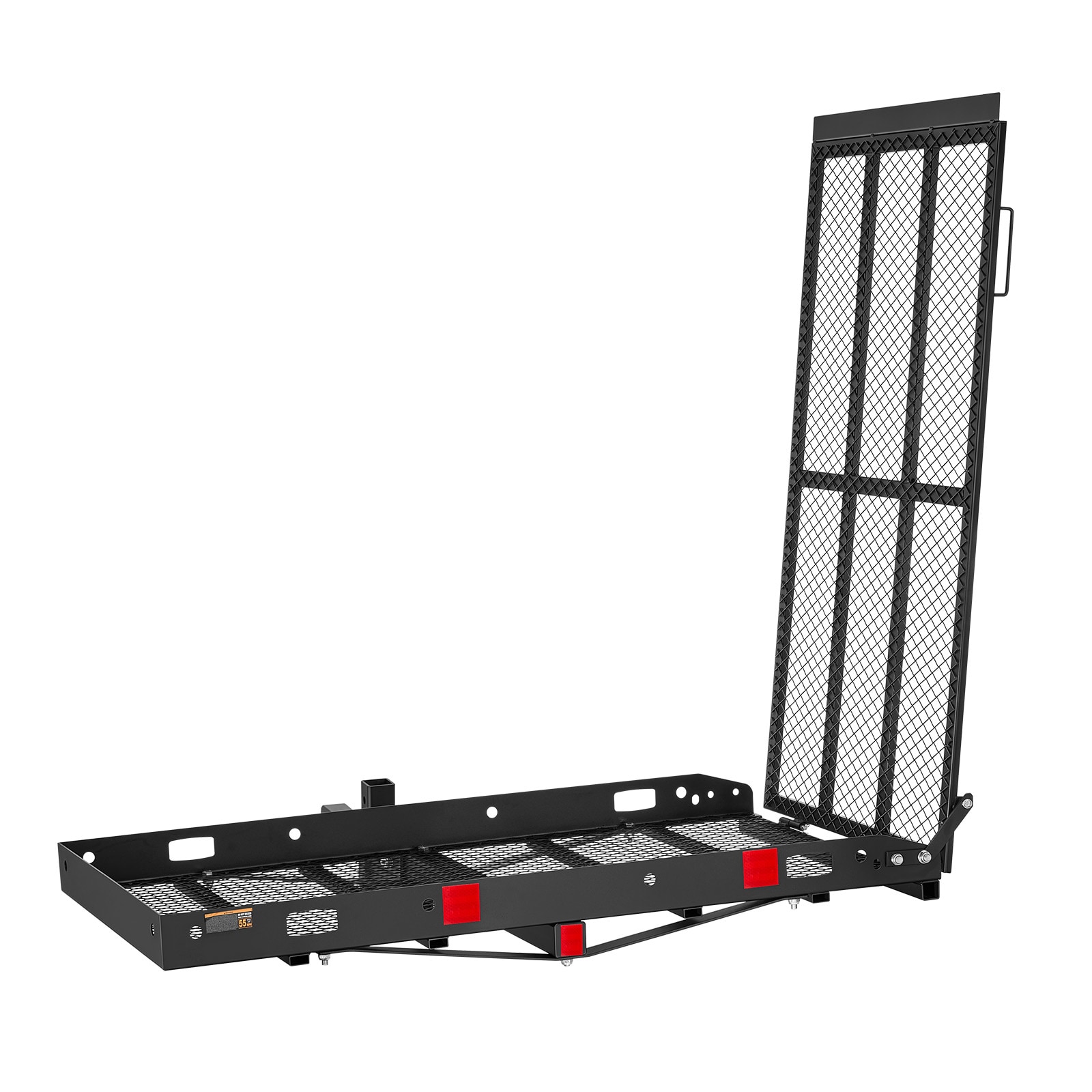 GIVIMO 48-in L x 28-in W x 3.1-in H Powder-Coated Steel Wheelchair ...