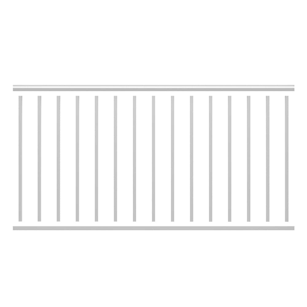 Freedom 73043654 VersaRail Winchester 8-Feet x 36-Inches White Aluminum Deck Rail Kit