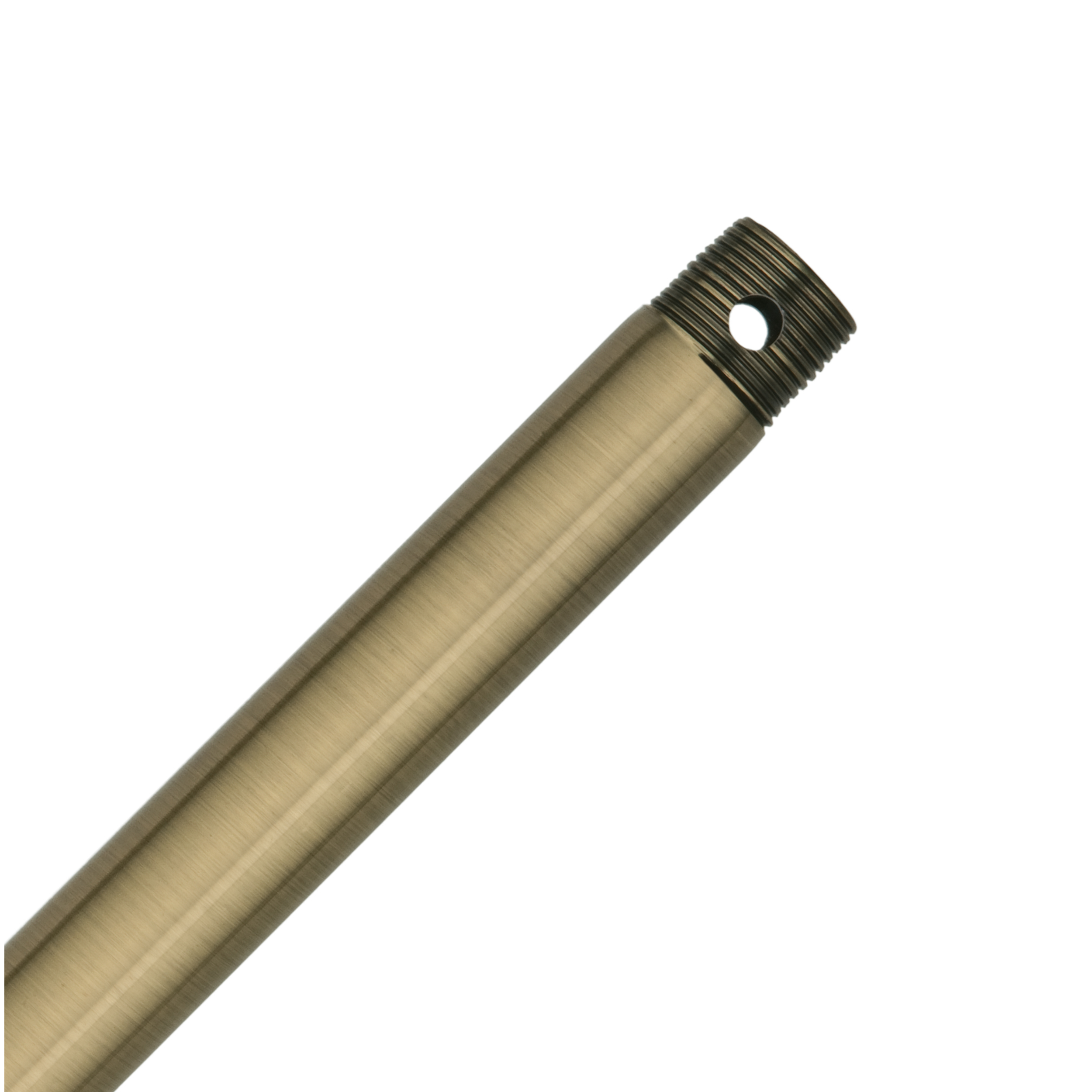 Hunter 22729 Universal 18-in Antique brass Steel Indoor Angle Mount Capable Ceiling Fan Downrod