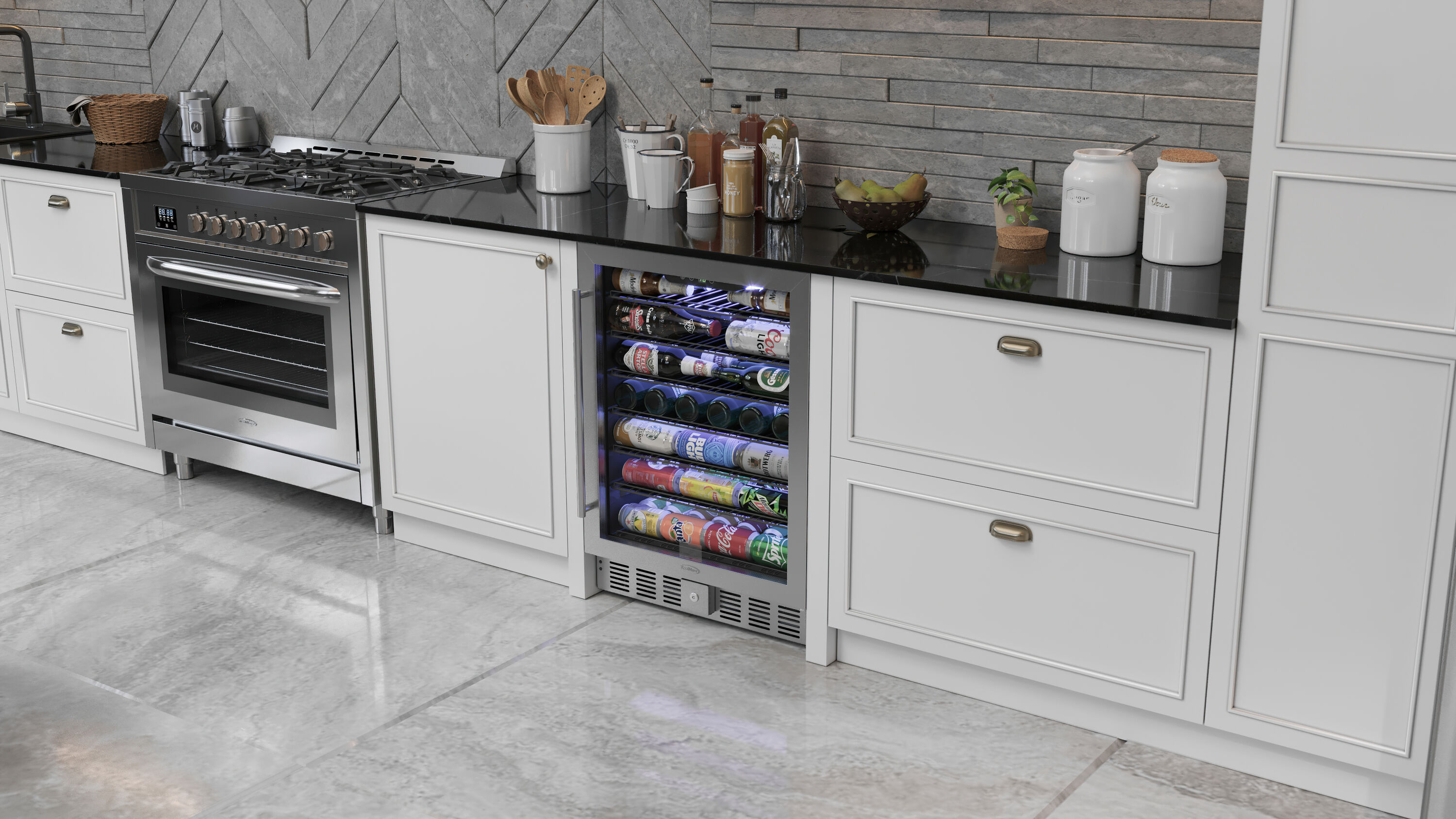 KoolMore LOW-KM-BIR5C-GD Beverage-Dispensers - View #5