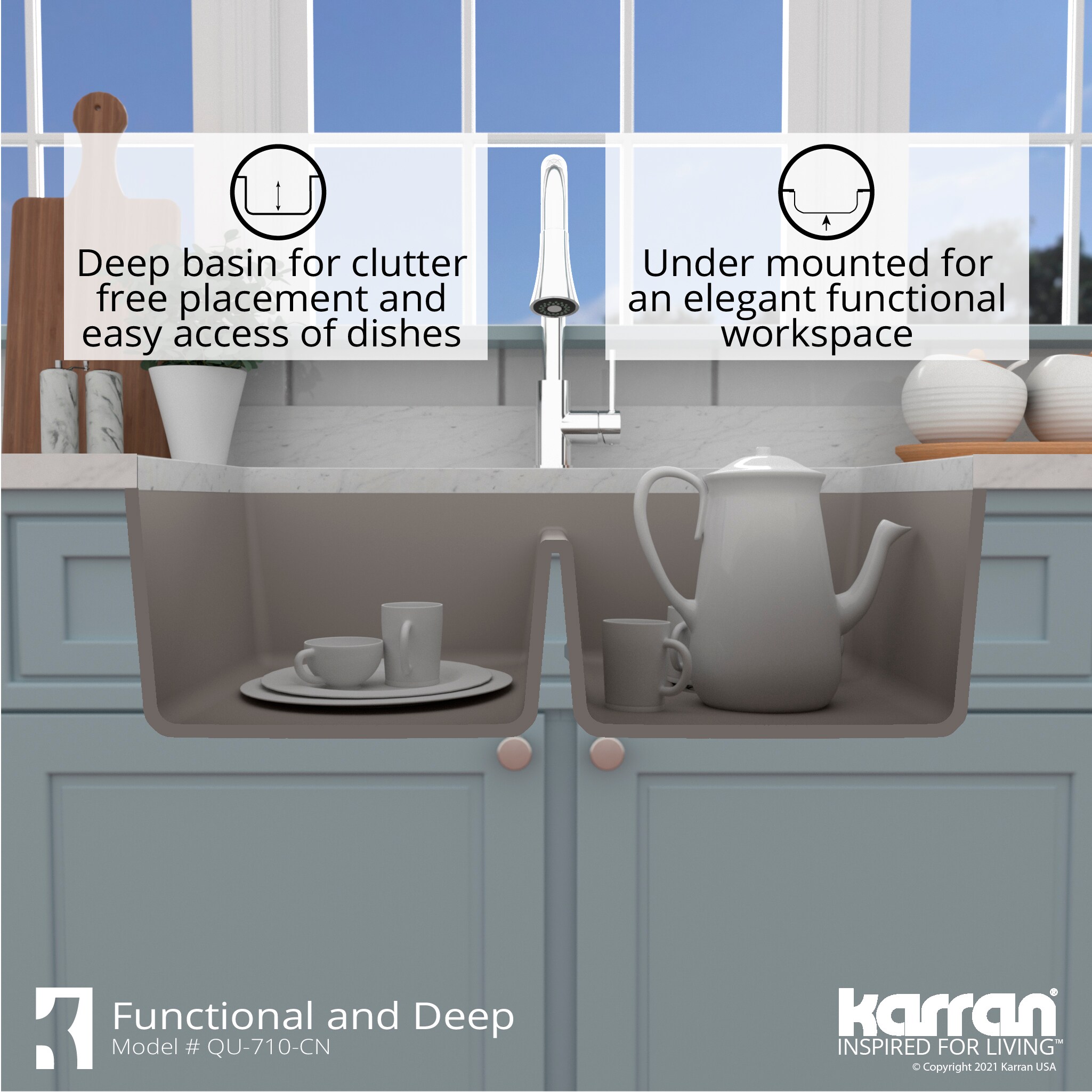 Karran QU-710-CN Kitchen-Sinks - View #9