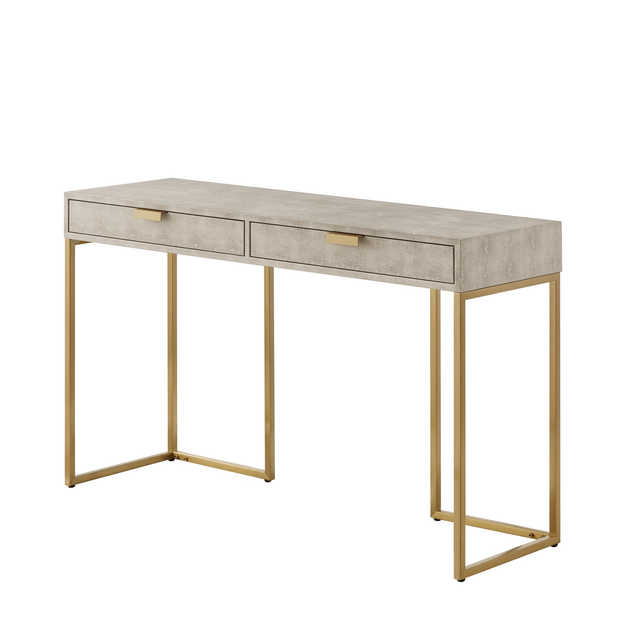 Nicole Miller Landan Modern Cream White Console Table in the Console Tables  department at