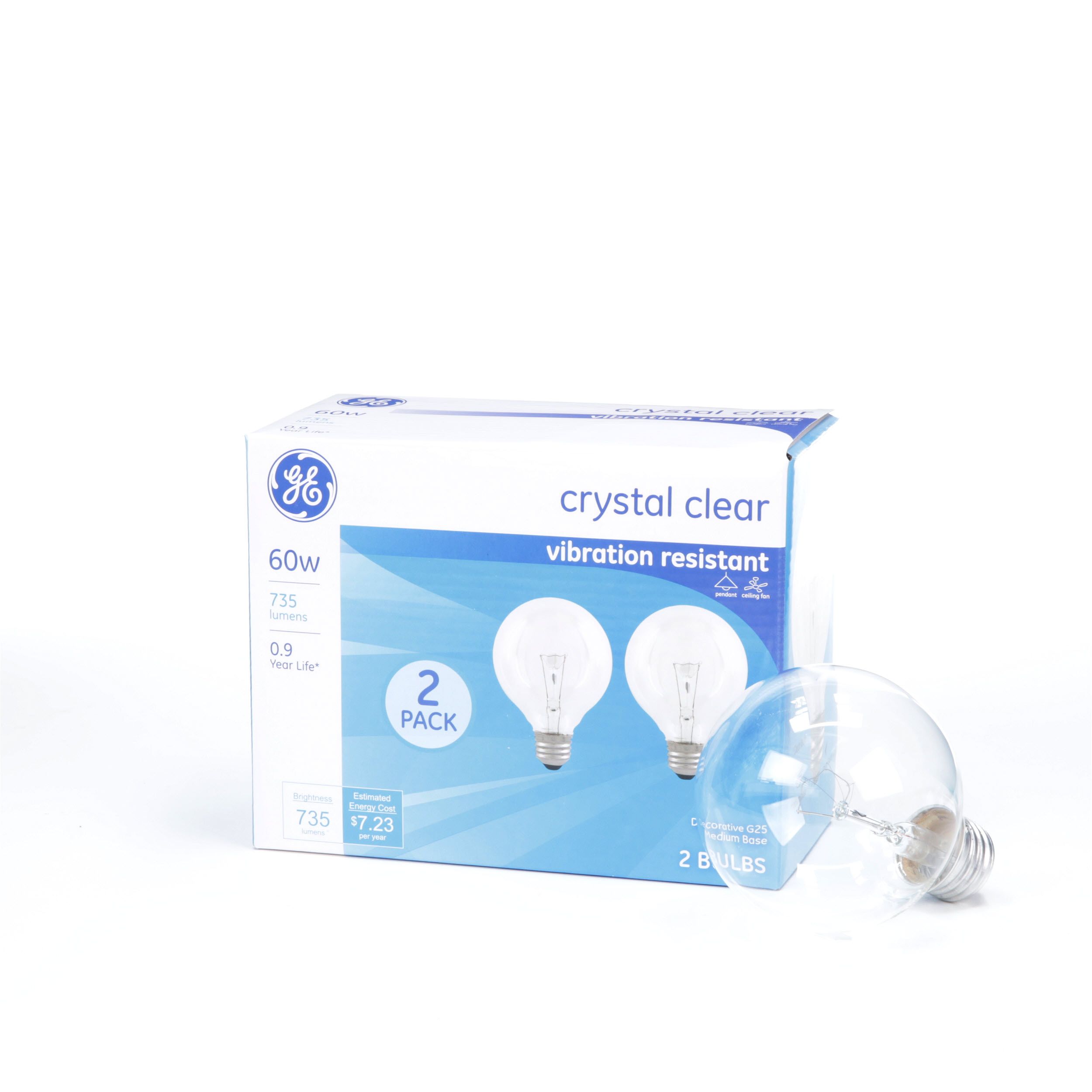 ge crystal clear 60w vibration resistant