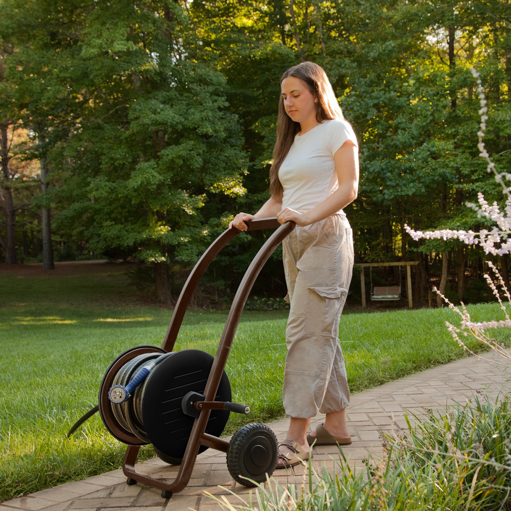 Style Selections 2-wheel Steel 200-ft Hose Cart Giveaway!, 48% OFF