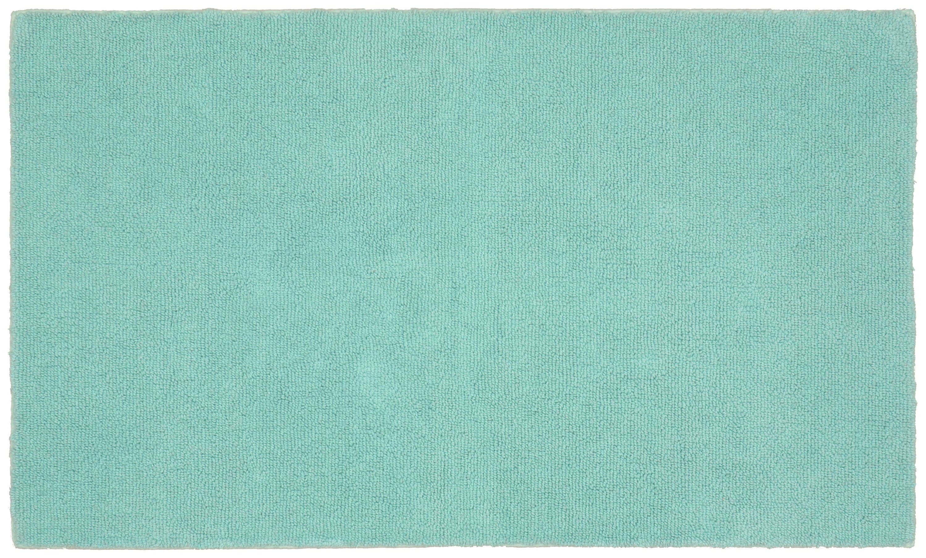 Garland Rug BA050W030050I6 Queen Cotton 30-in x 50-in Sea Foam Cotton Bath rug