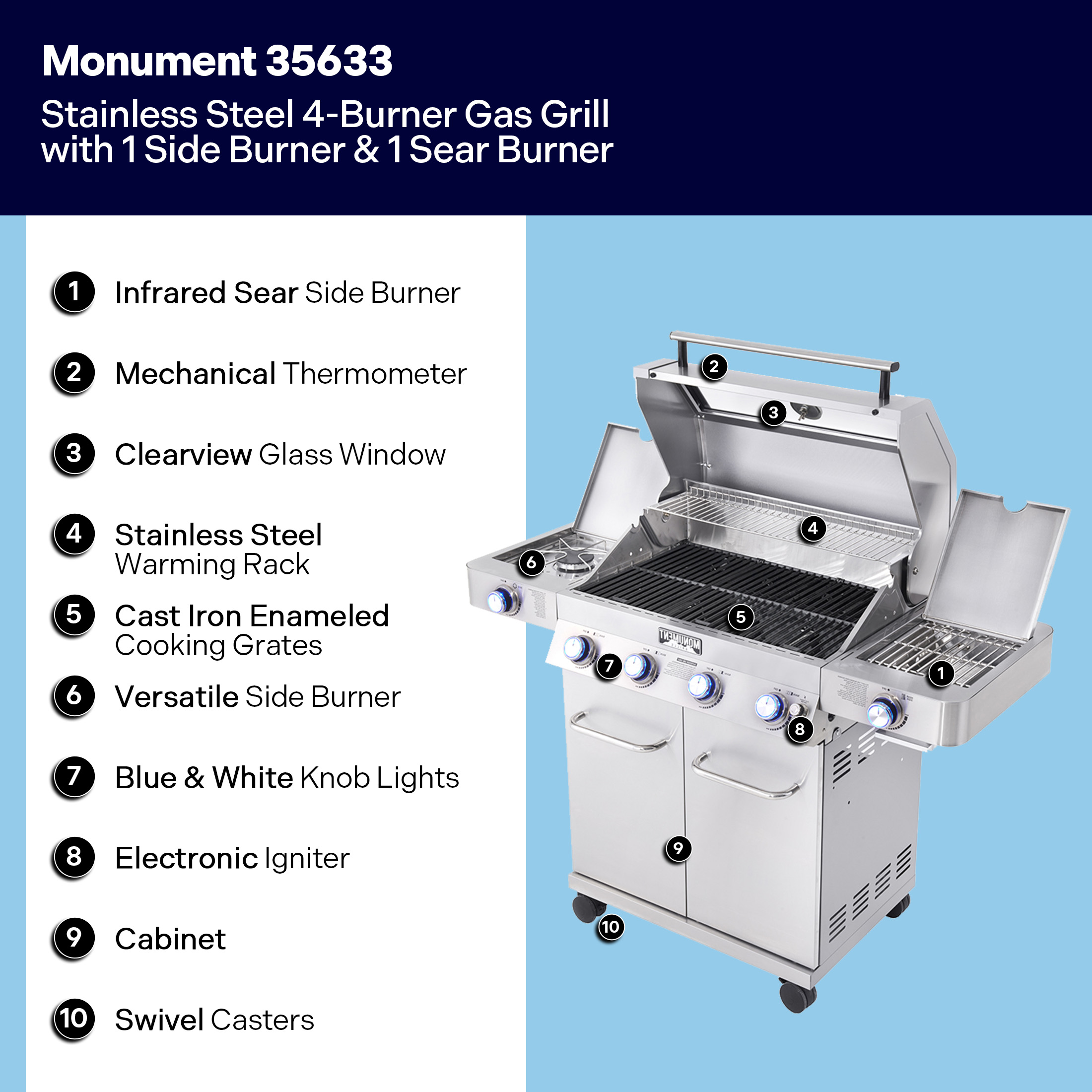 Monument 35633 Gas-Grill - View #6