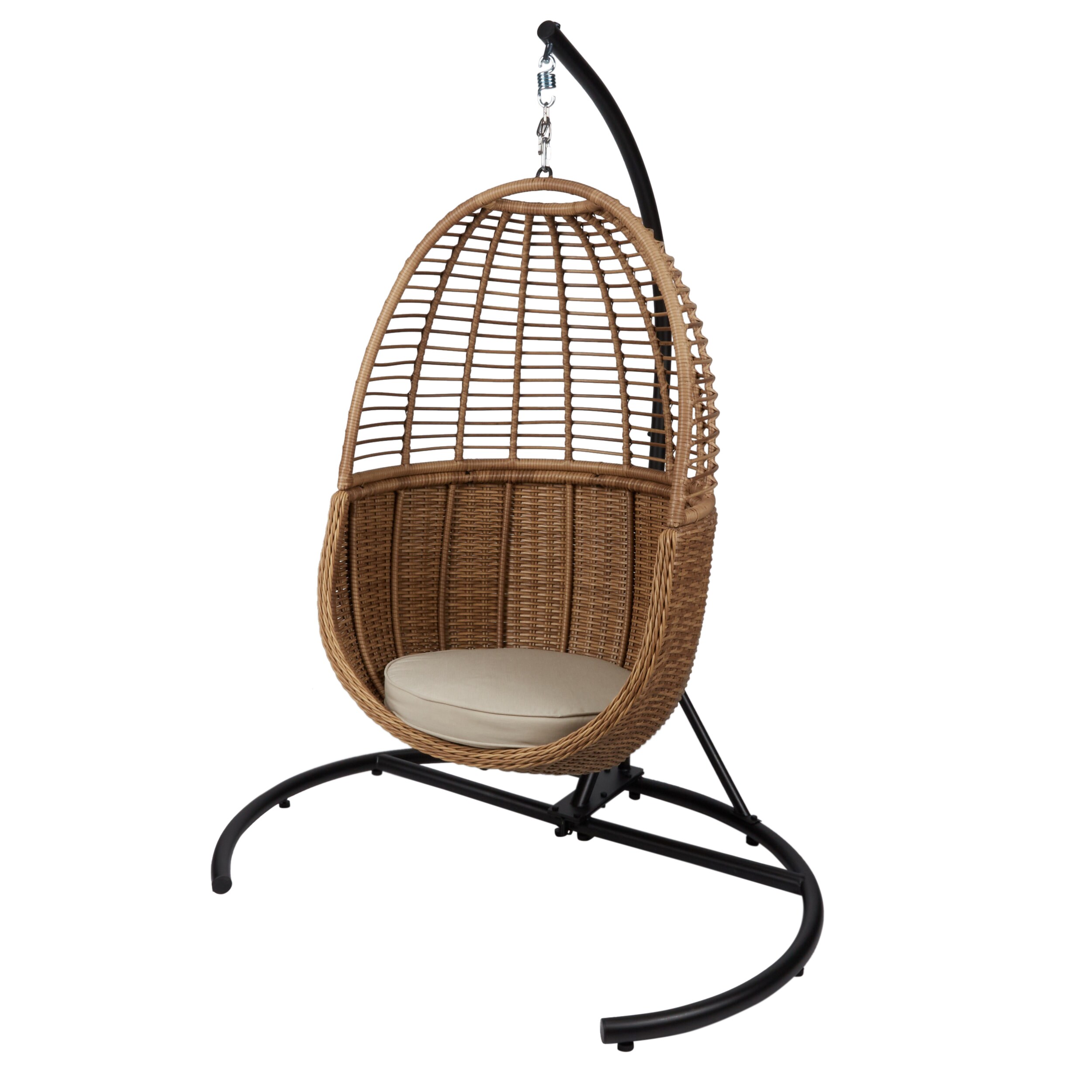 F09LG Swing Egg Chair with Leg Rest by Artisan Furniture - U-TRADE