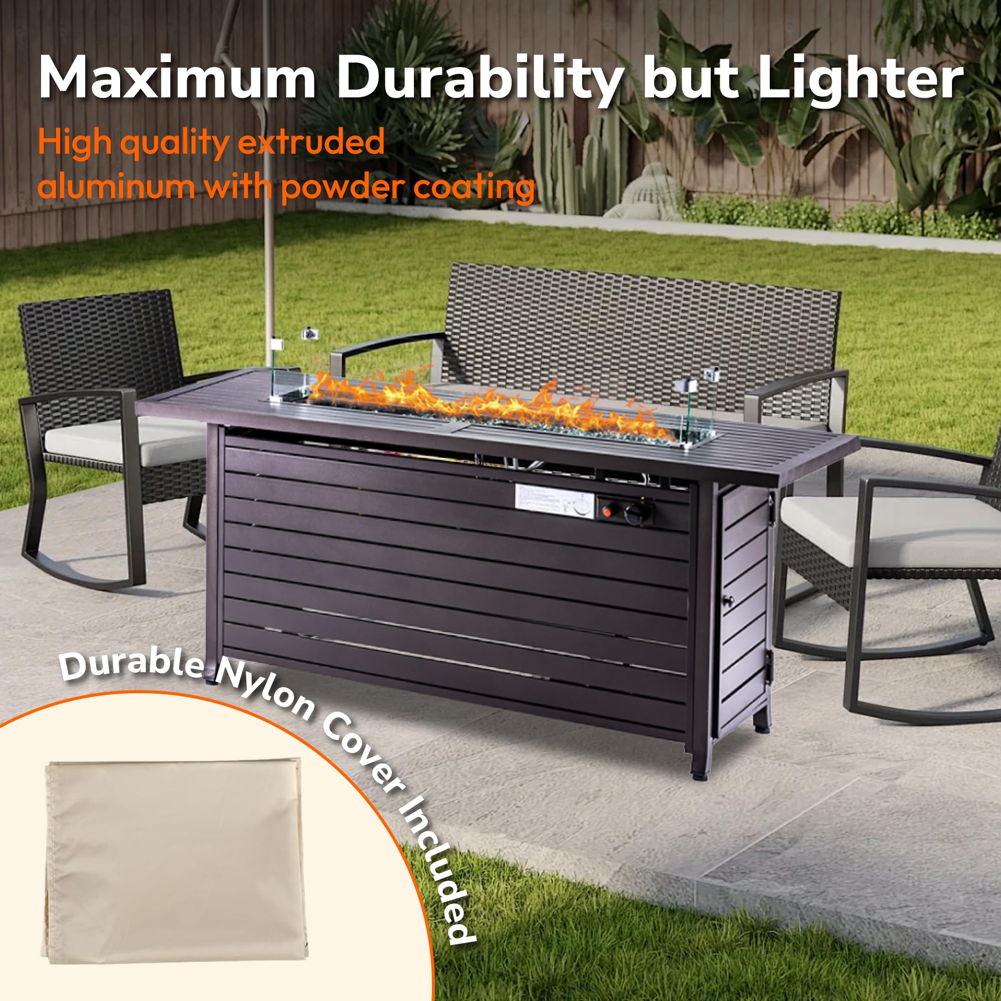 Decksplore BSHFRCBW0MC1 Outdoor-Gas-Firepits - View #7