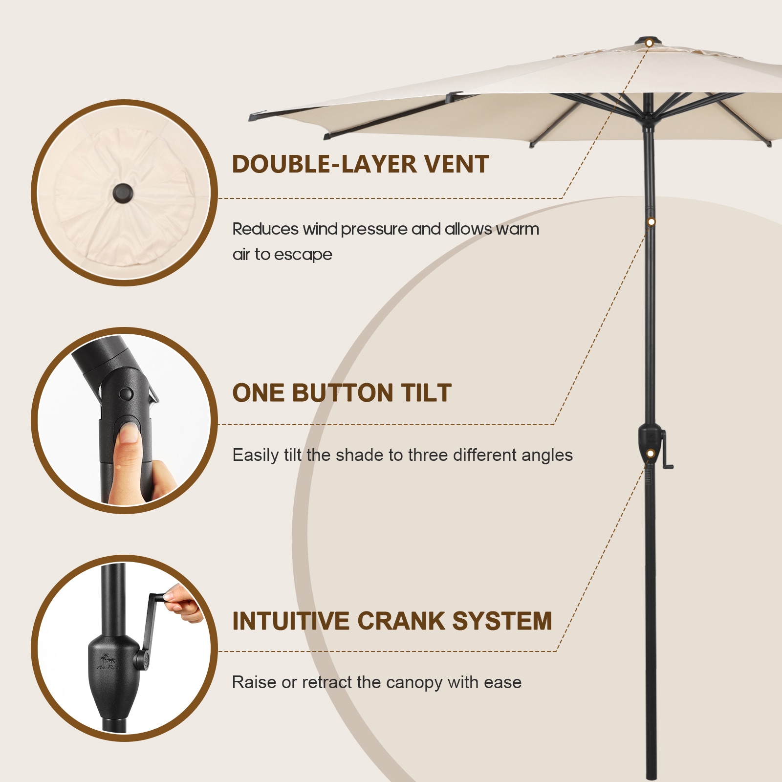 Abba Patio USABPU0100141 Umbrellas-2 - View #2