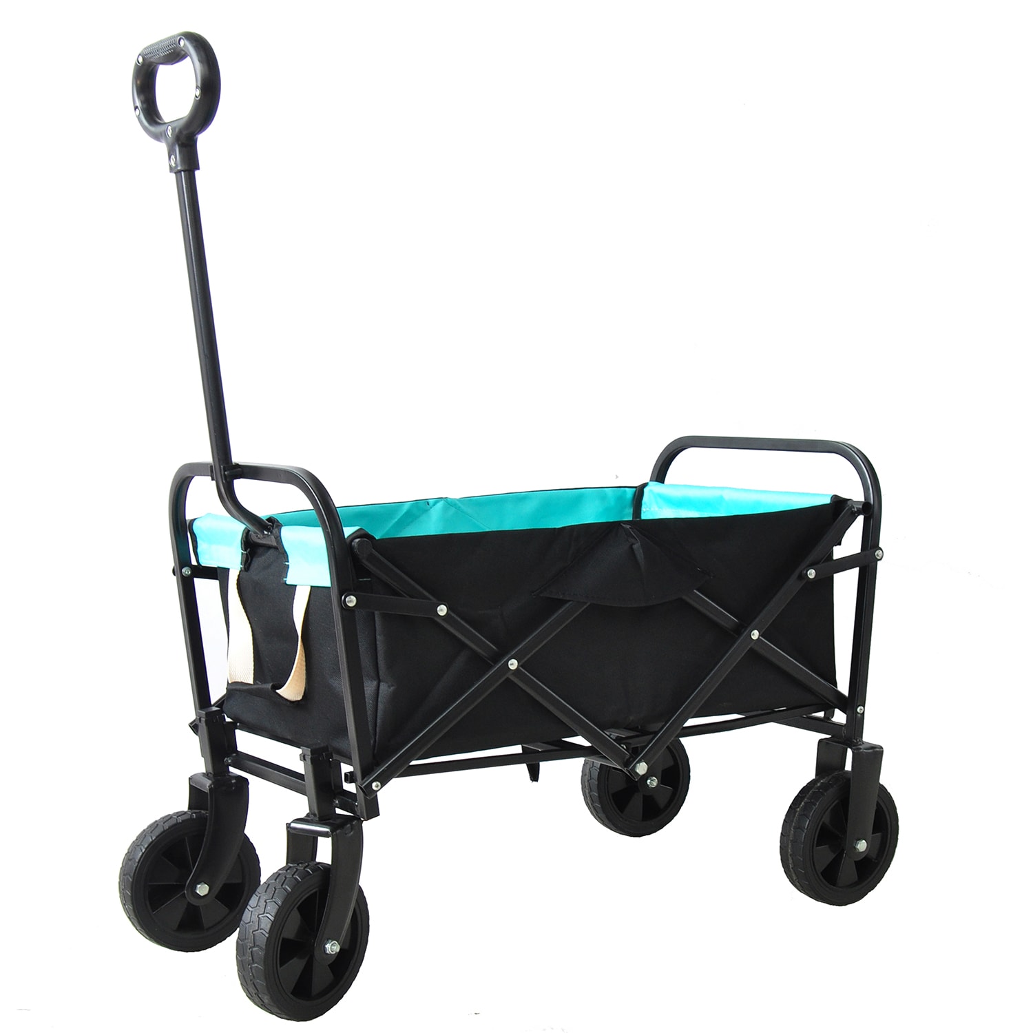 Bybafun 4-cu ft Steel Folding Yard Cart YB0100005 Sansujyuku sansujyuku.com